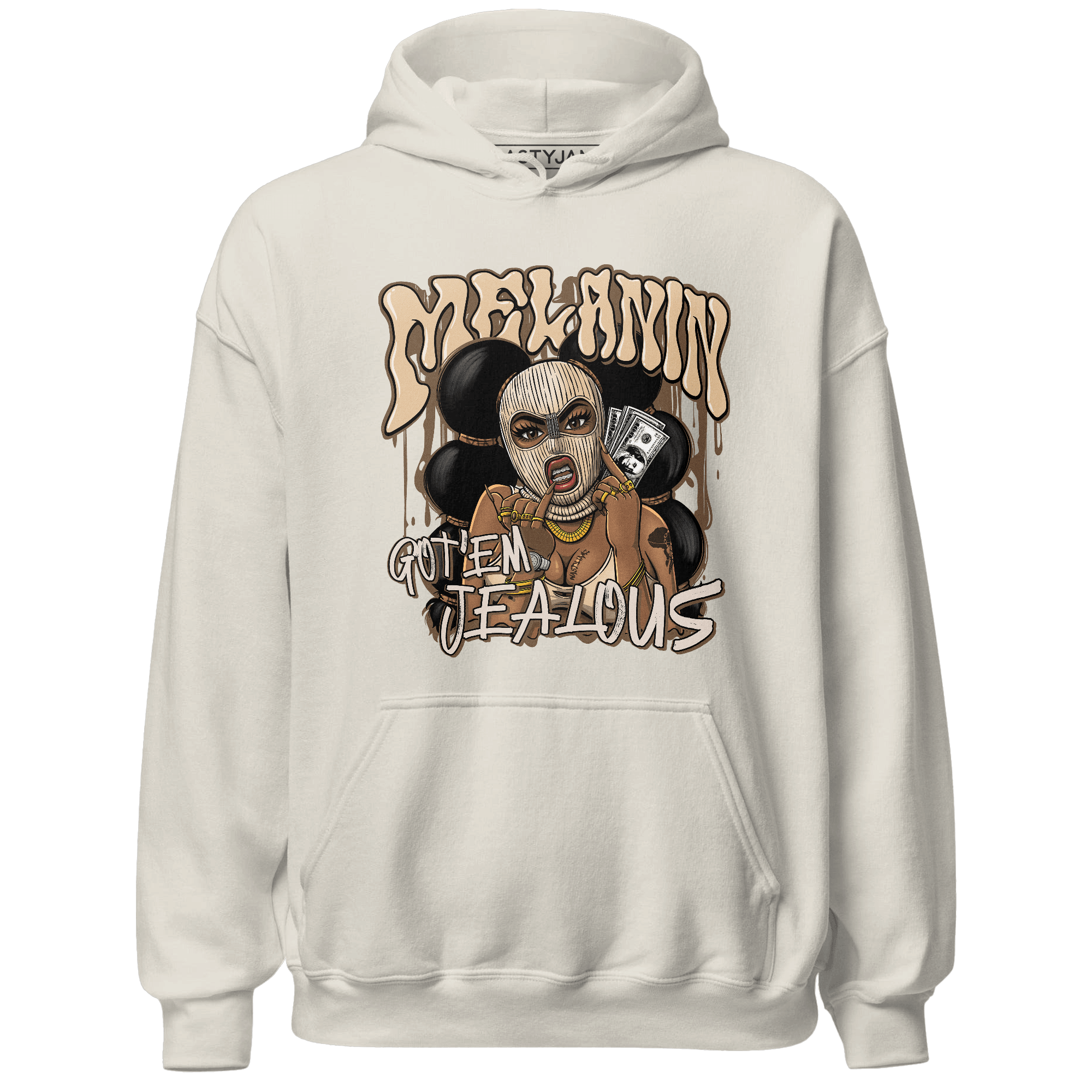 Palomino 3s Hoodie Match Melanin Got Em Jealous - NastyJamz