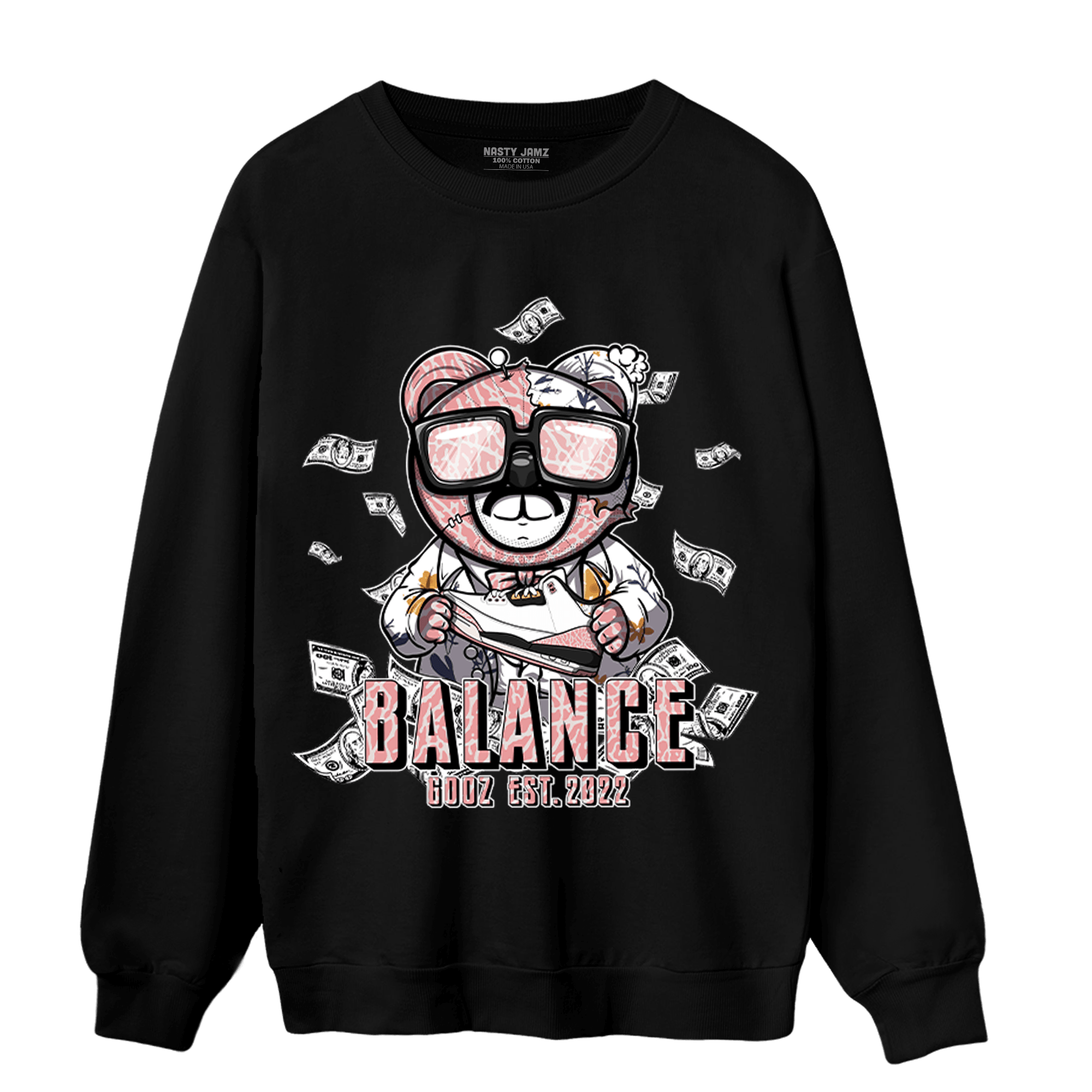 Red Stardust 3s Sweatshirt Match Men BER - NastyJamz