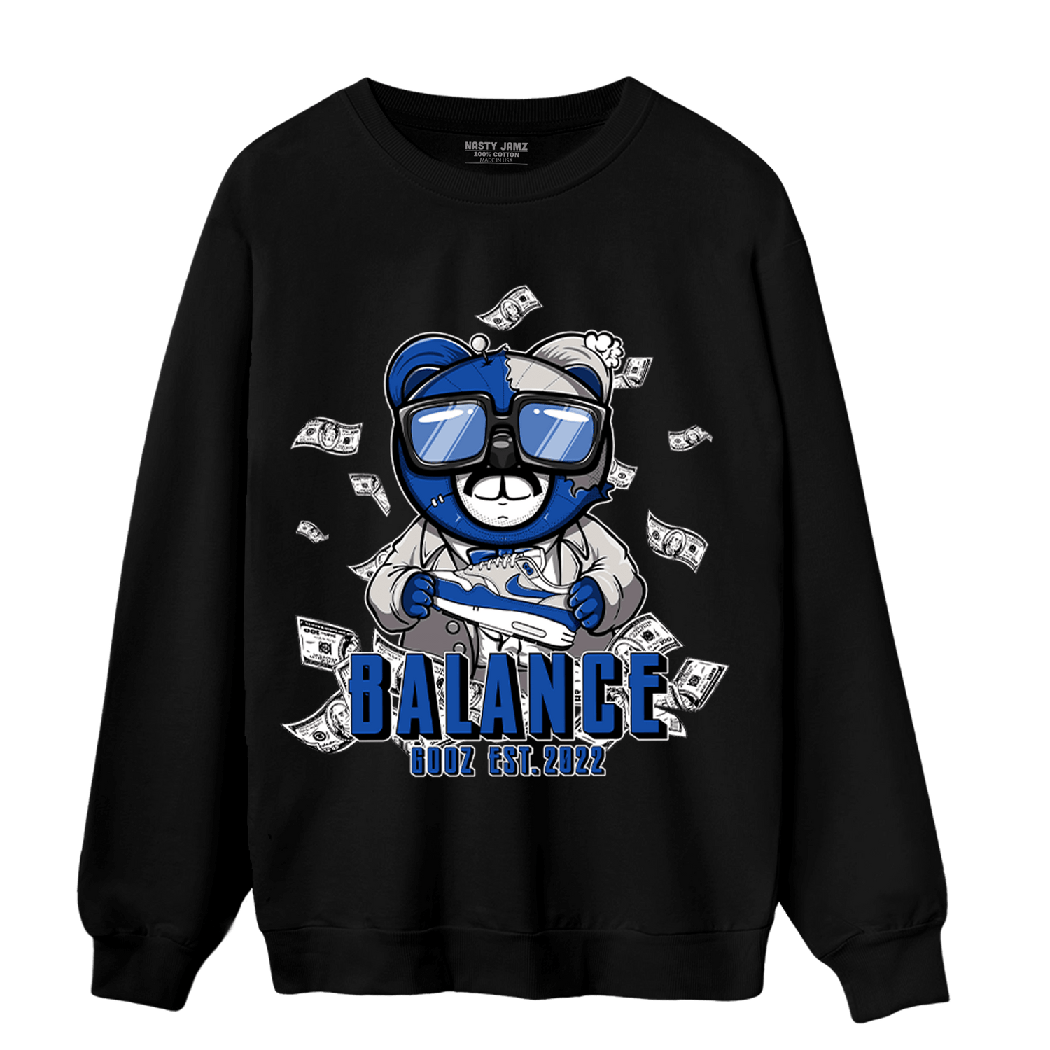 Air Max 1 86 Royal Sweatshirt Match Men BER - NastyJamz