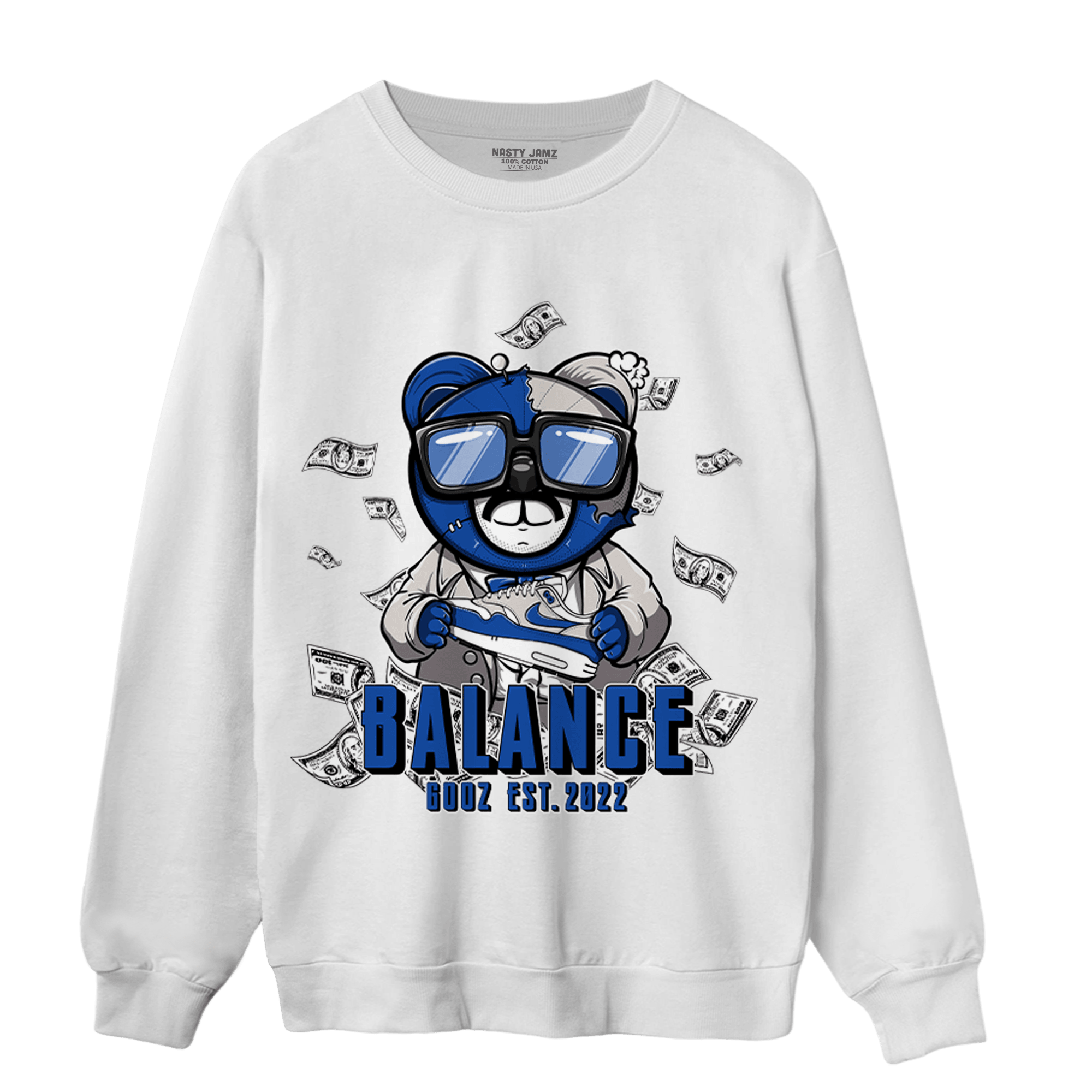 Air Max 1 86 Royal Sweatshirt Match Men BER - NastyJamz