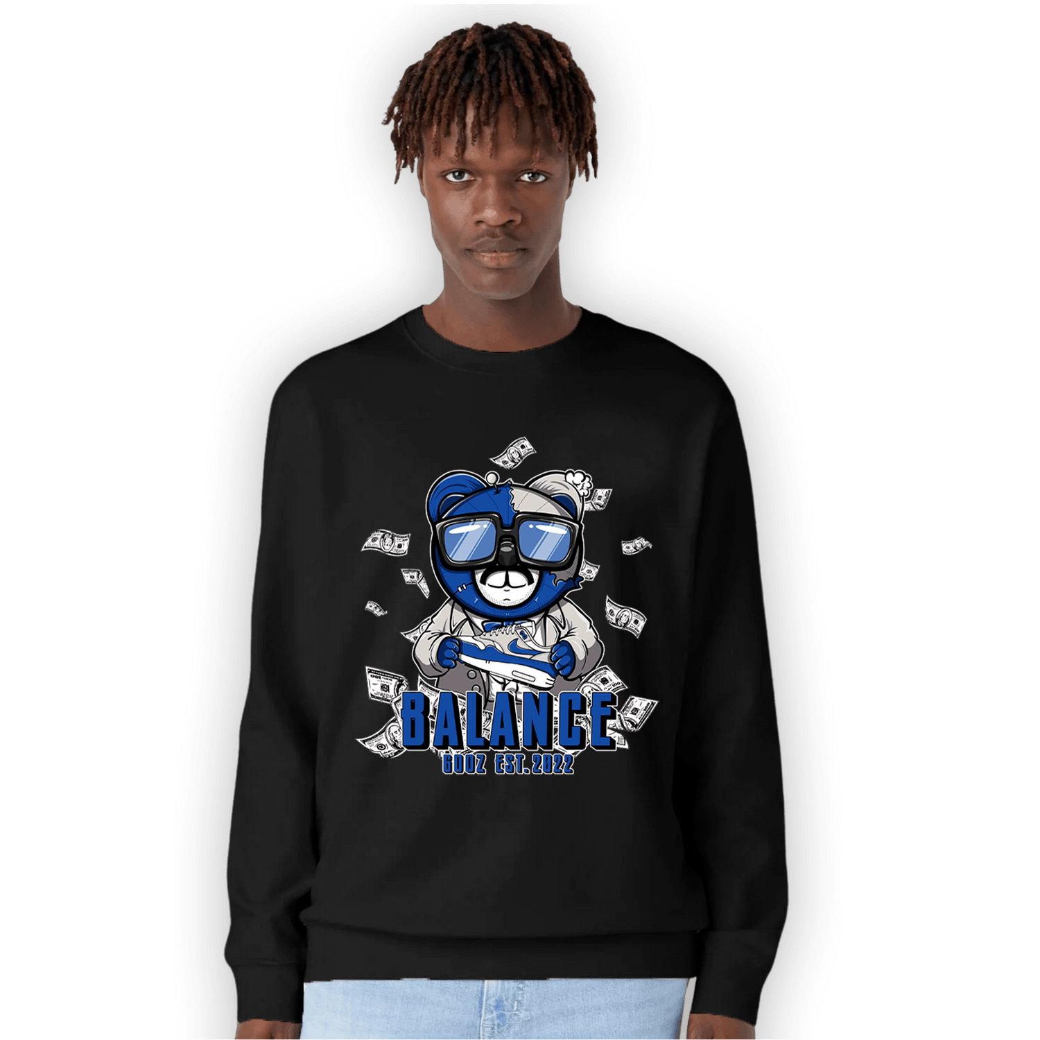 Air Max 1 86 Royal Sweatshirt Match Men BER - NastyJamz