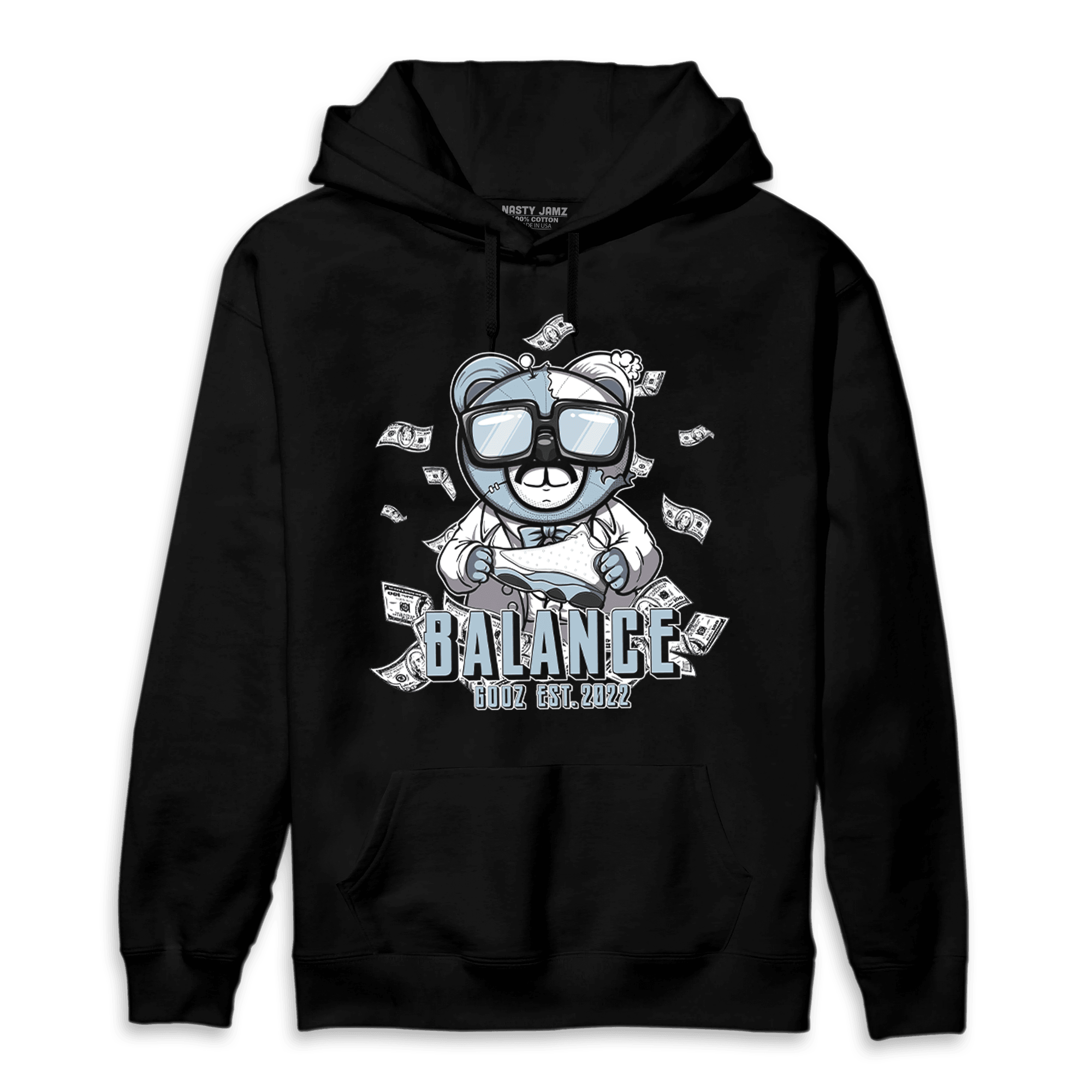 Blue Grey 13s Hoodie Match Men BER - NastyJamz