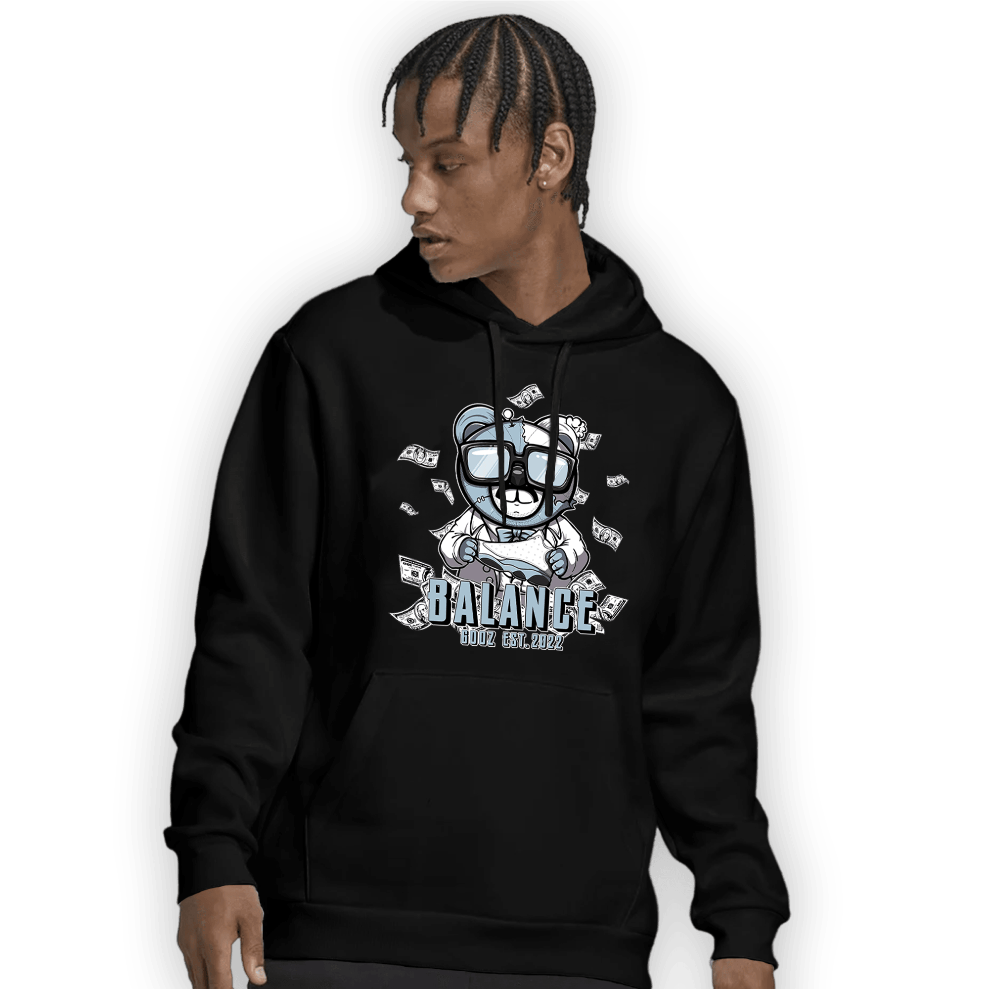 Blue Grey 13s Hoodie Match Men BER - NastyJamz