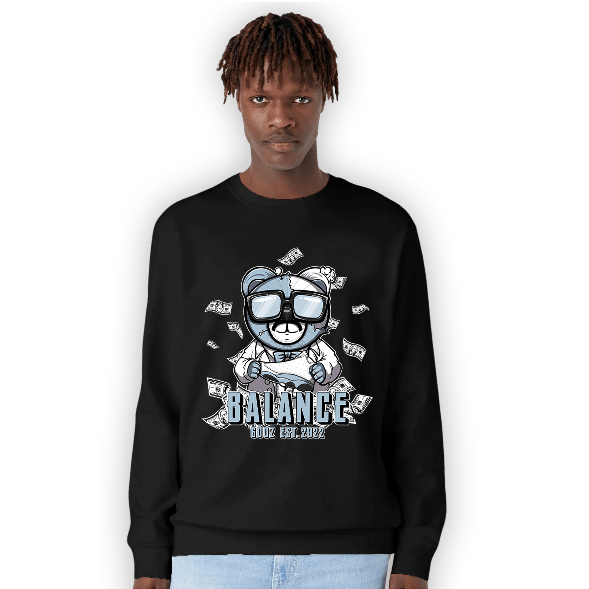 Blue Grey 13s Sweatshirt Match Men BER - NastyJamz