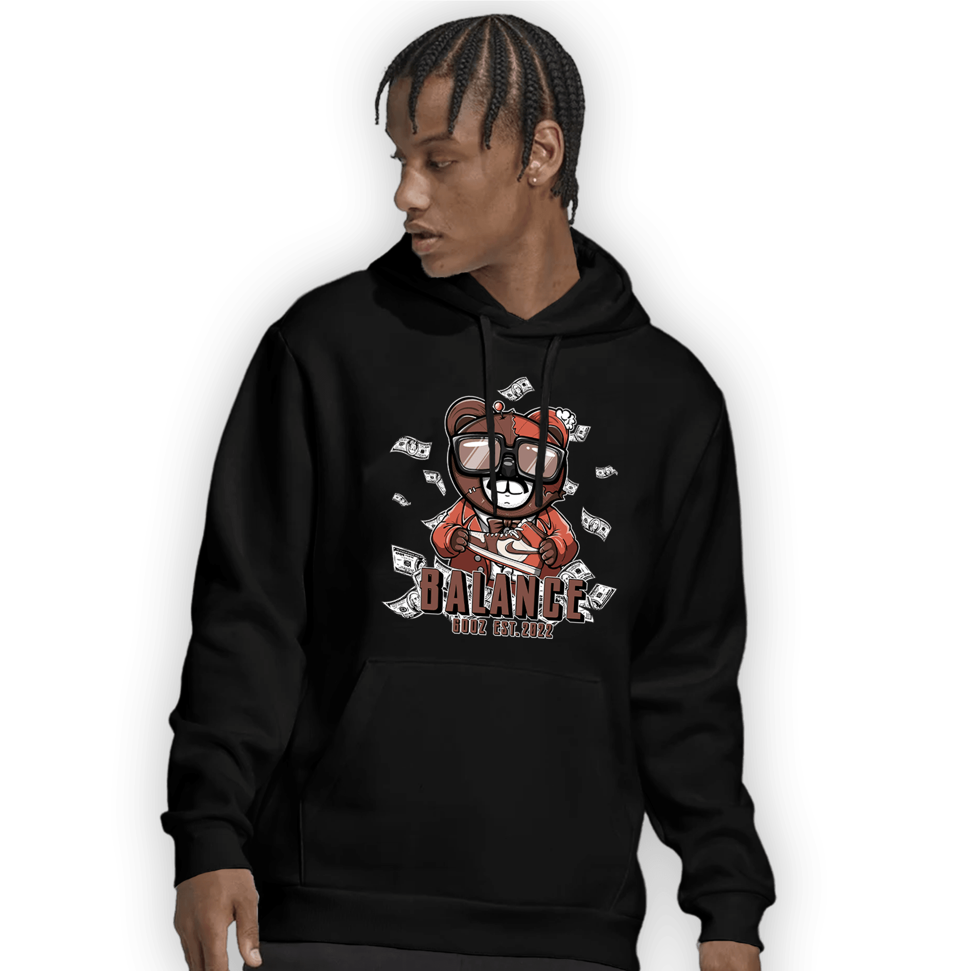High OG Dusted Clay 1s Hoodie Match Men BER - NastyJamz
