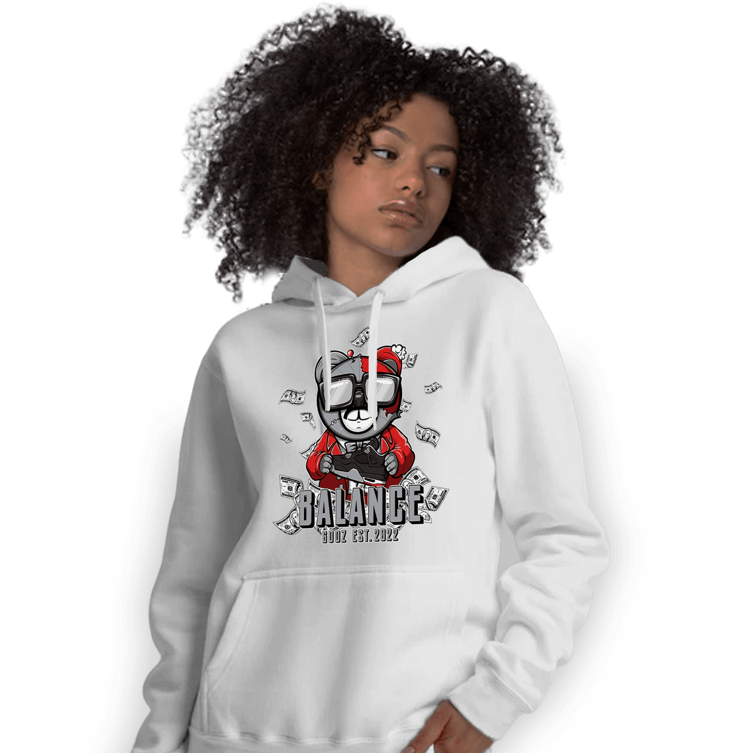 Bred Reimagined 4s Hoodie Match Men BER - NastyJamz