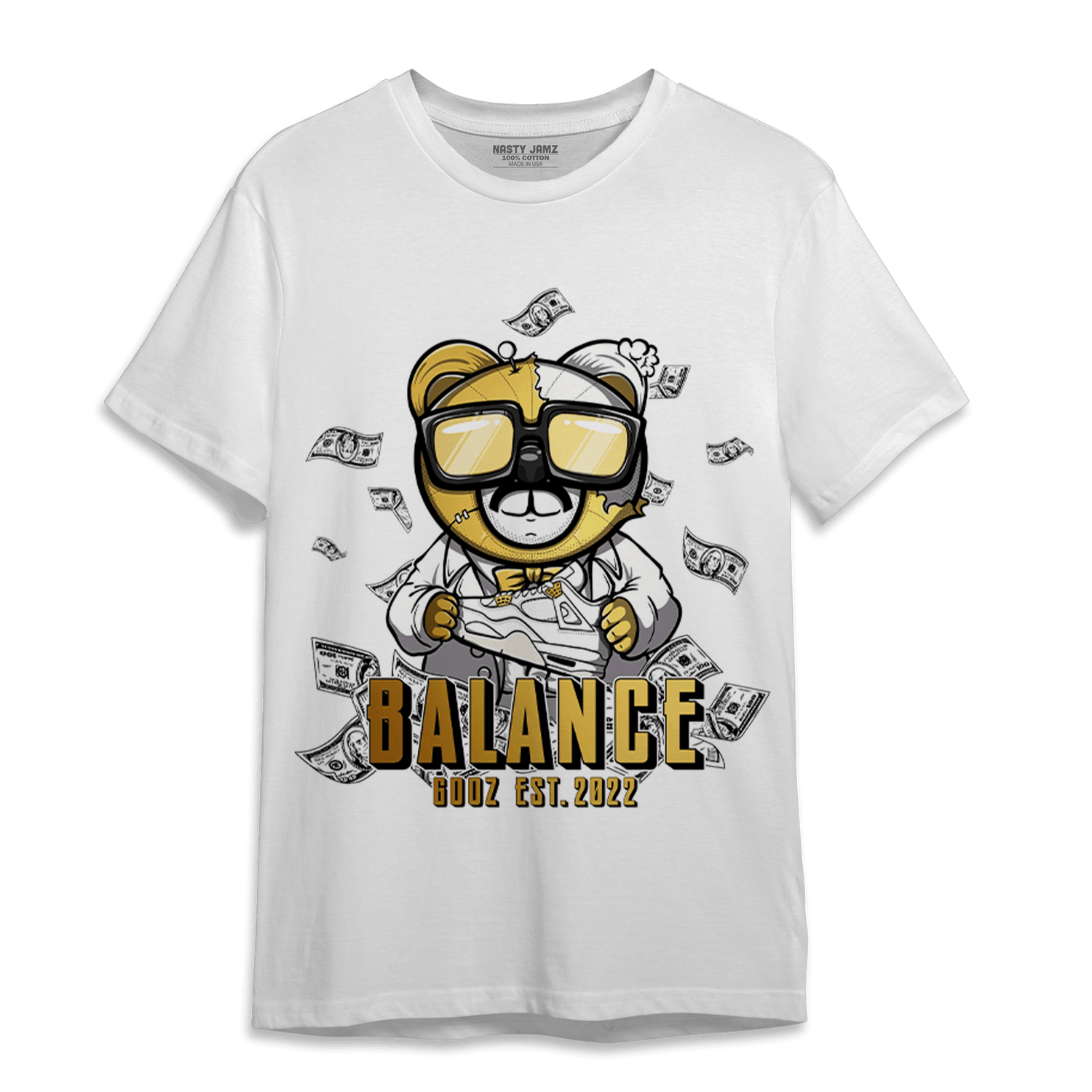 Sail 4s T Shirt Match Men BER - NastyJamz