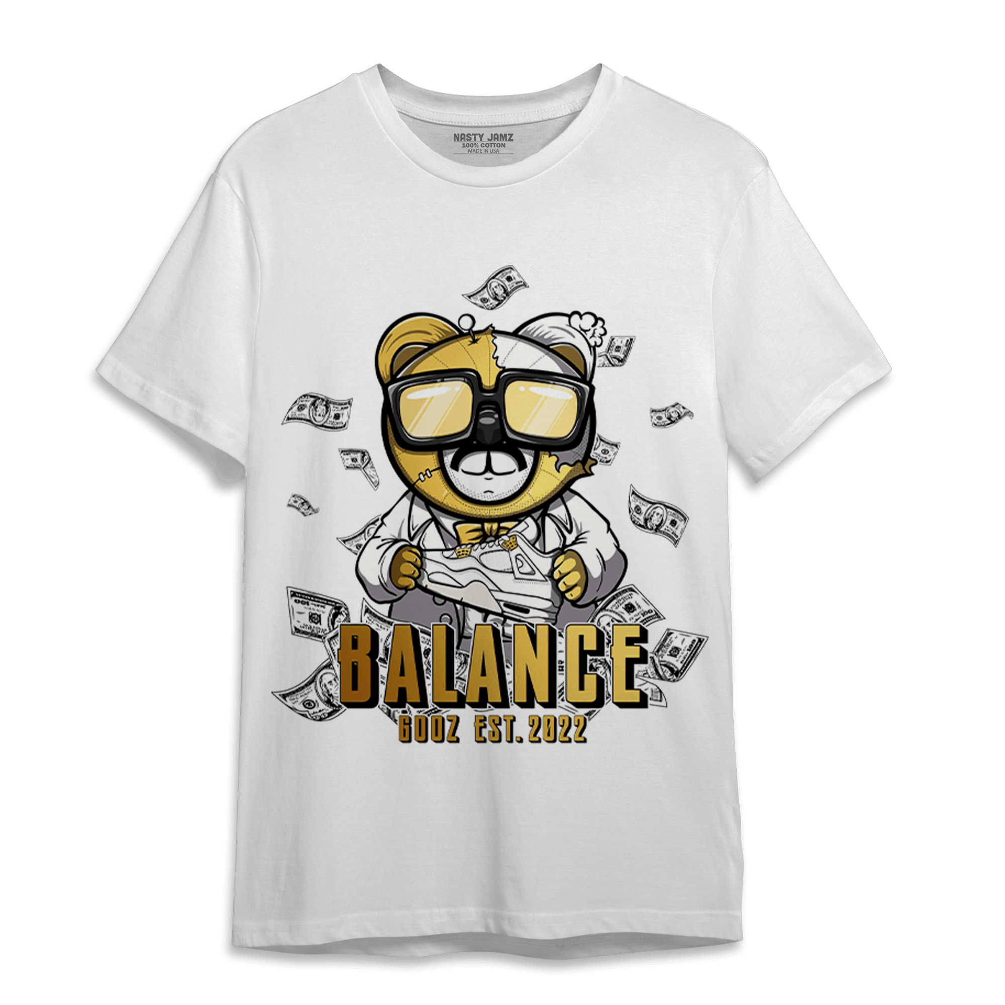 Sail 4s T Shirt Match Men BER - NastyJamz