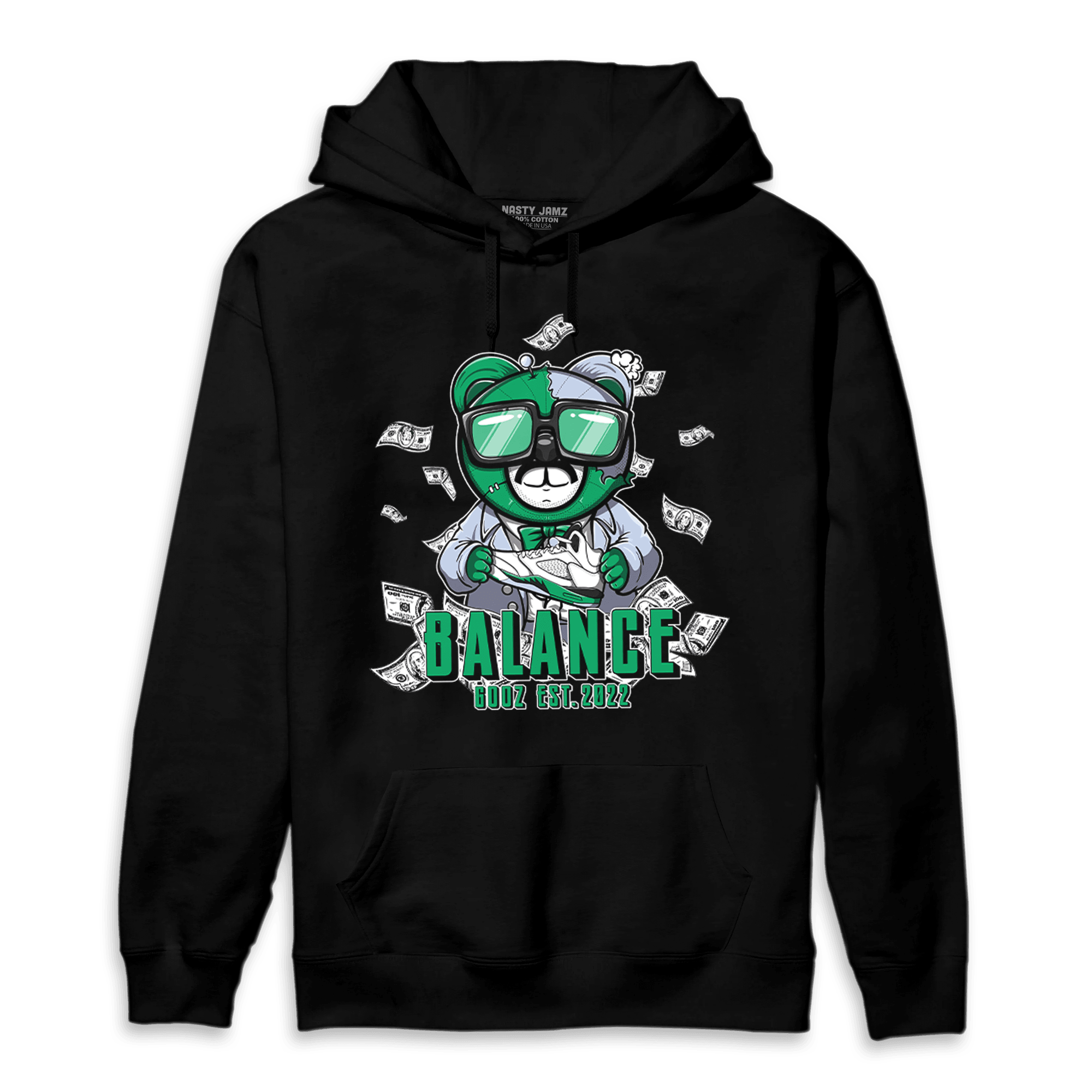 Lucky Green 5s Hoodie Match Men BER - NastyJamz