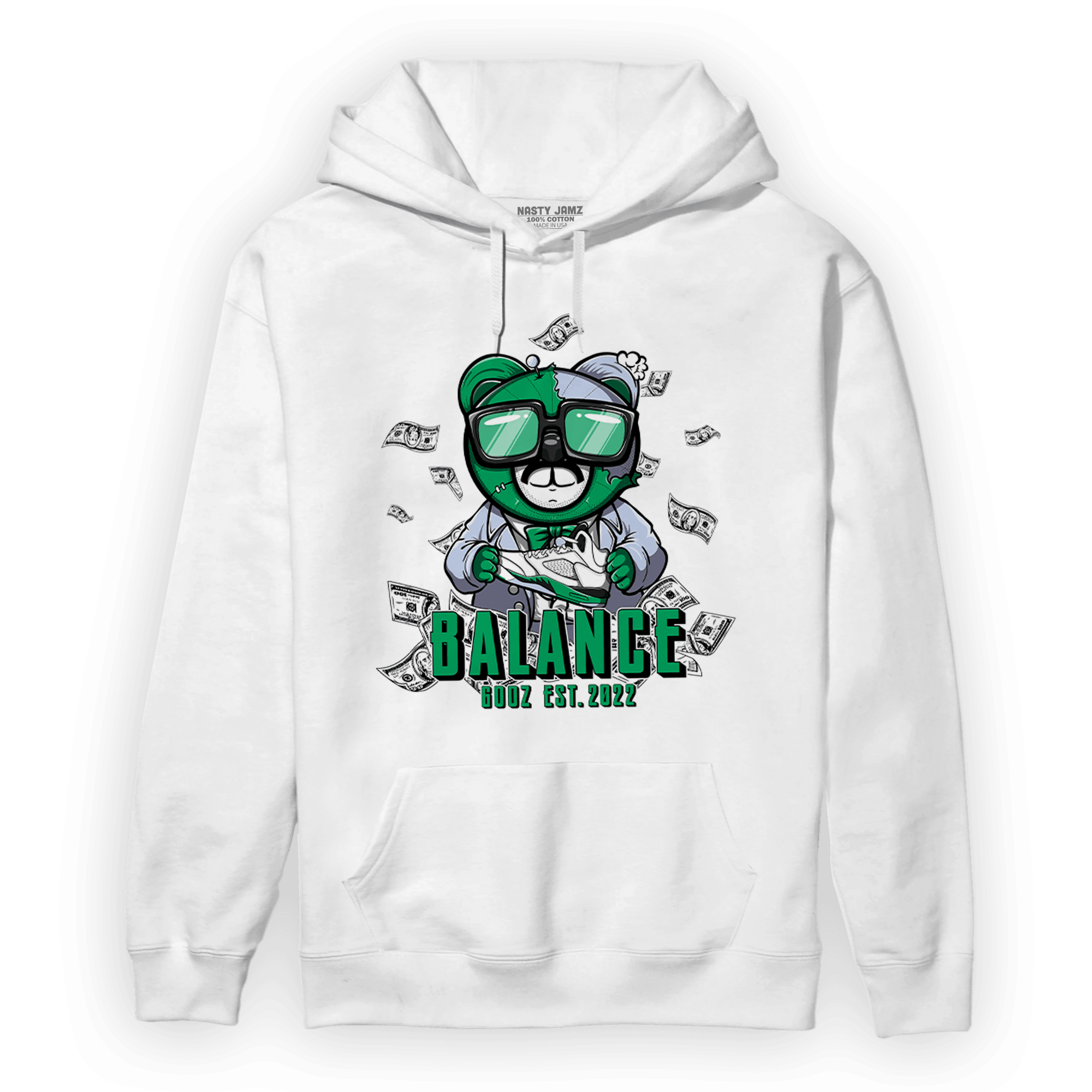 Lucky Green 5s Hoodie Match Men BER - NastyJamz
