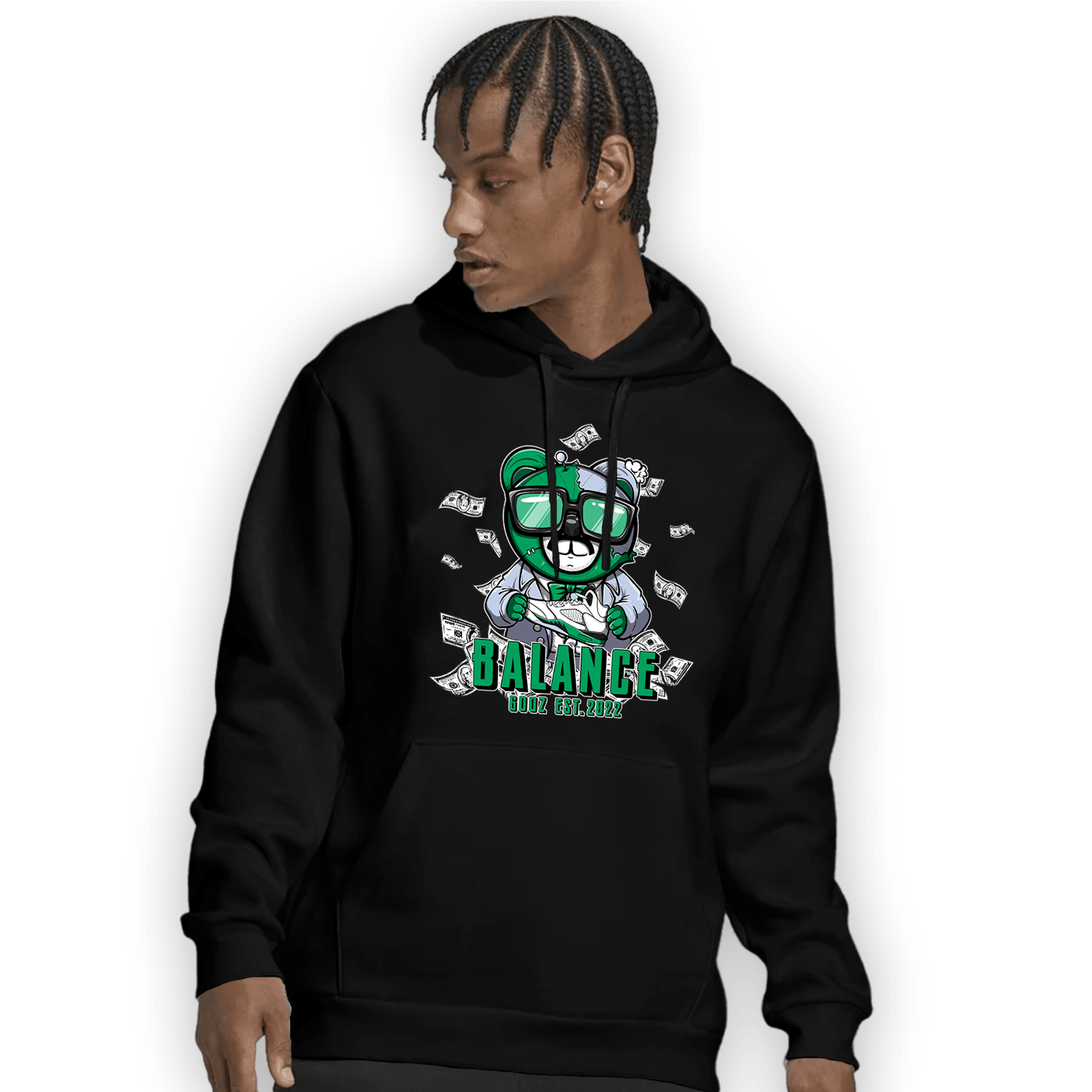 Lucky Green 5s Hoodie Match Men BER - NastyJamz