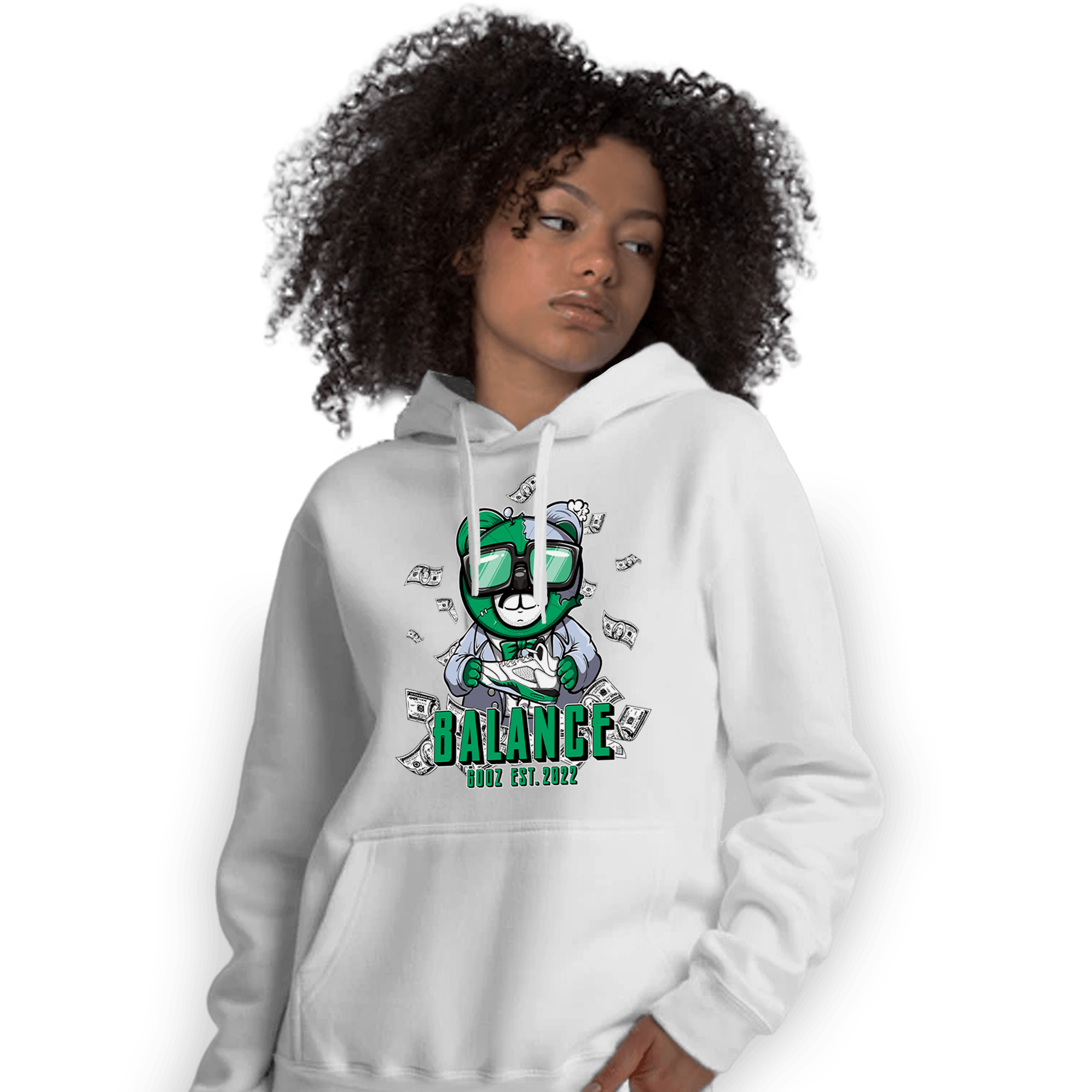 Lucky Green 5s Hoodie Match Men BER - NastyJamz
