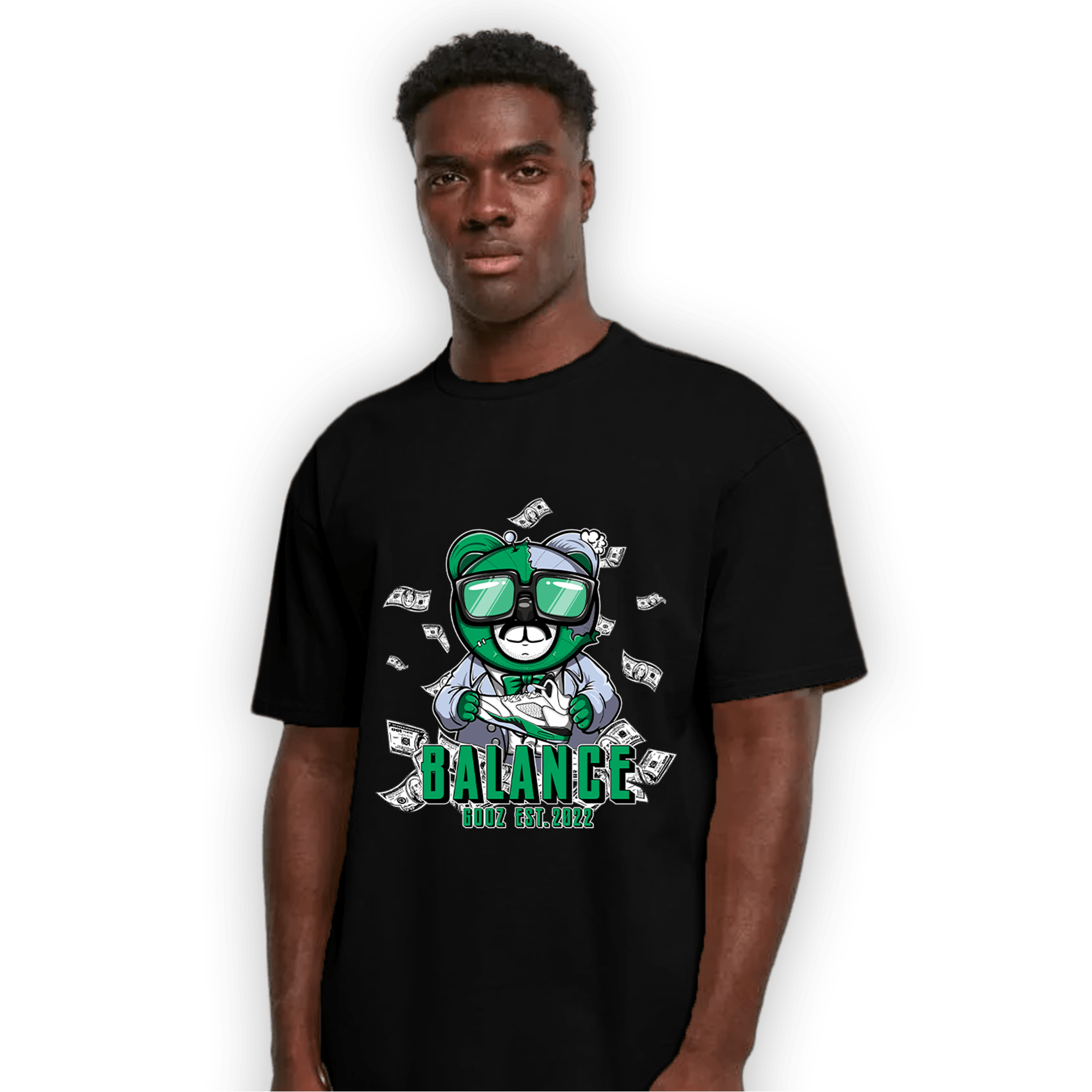 Lucky Green 5s T Shirt Match Men BER - NastyJamz
