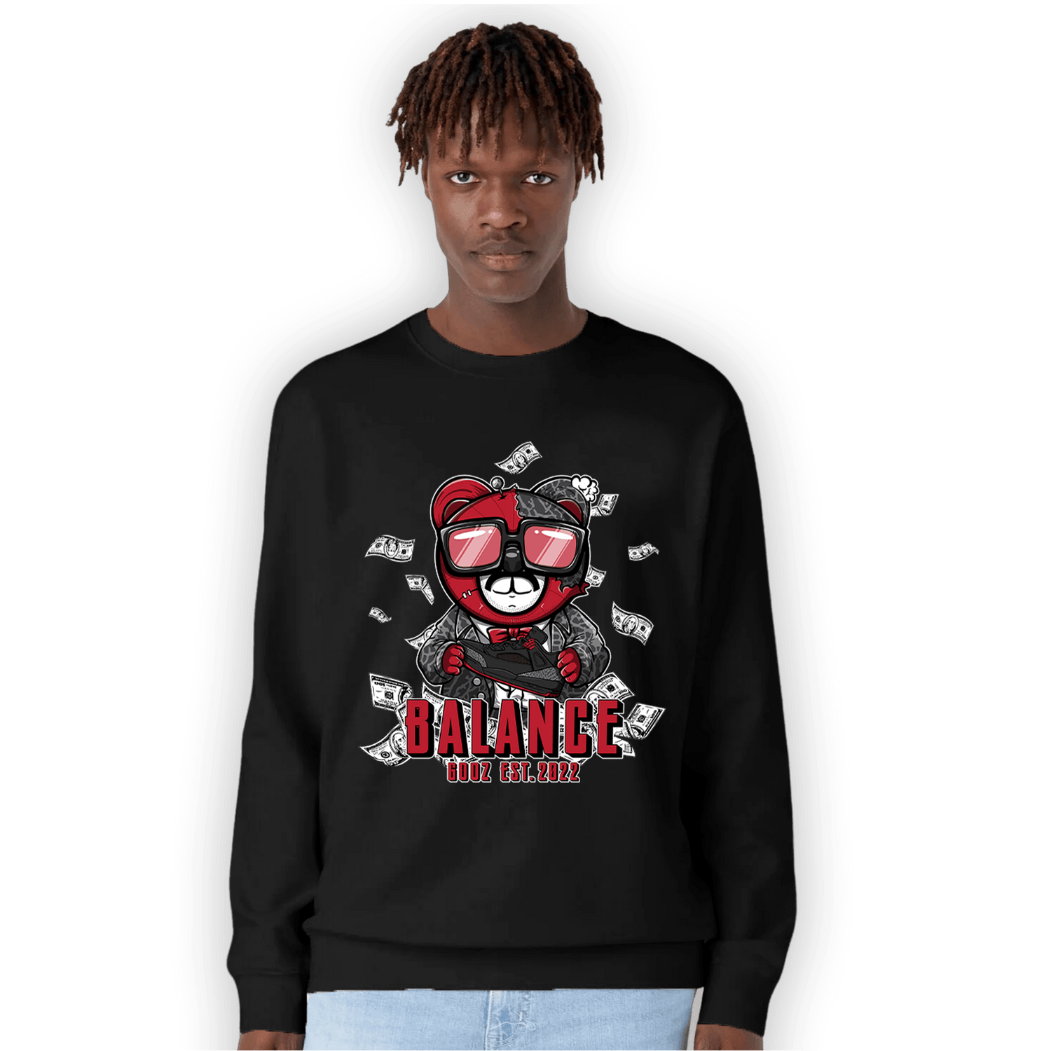 Spizike Low Bred Sweatshirt Match Men BER - NastyJamz