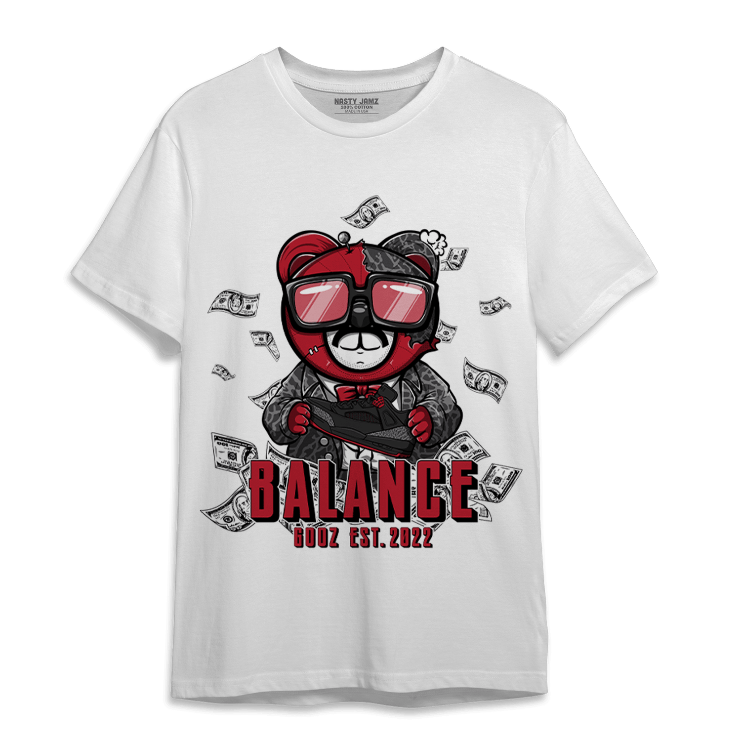 Spizike Low Bred T Shirt Match Men BER - NastyJamz