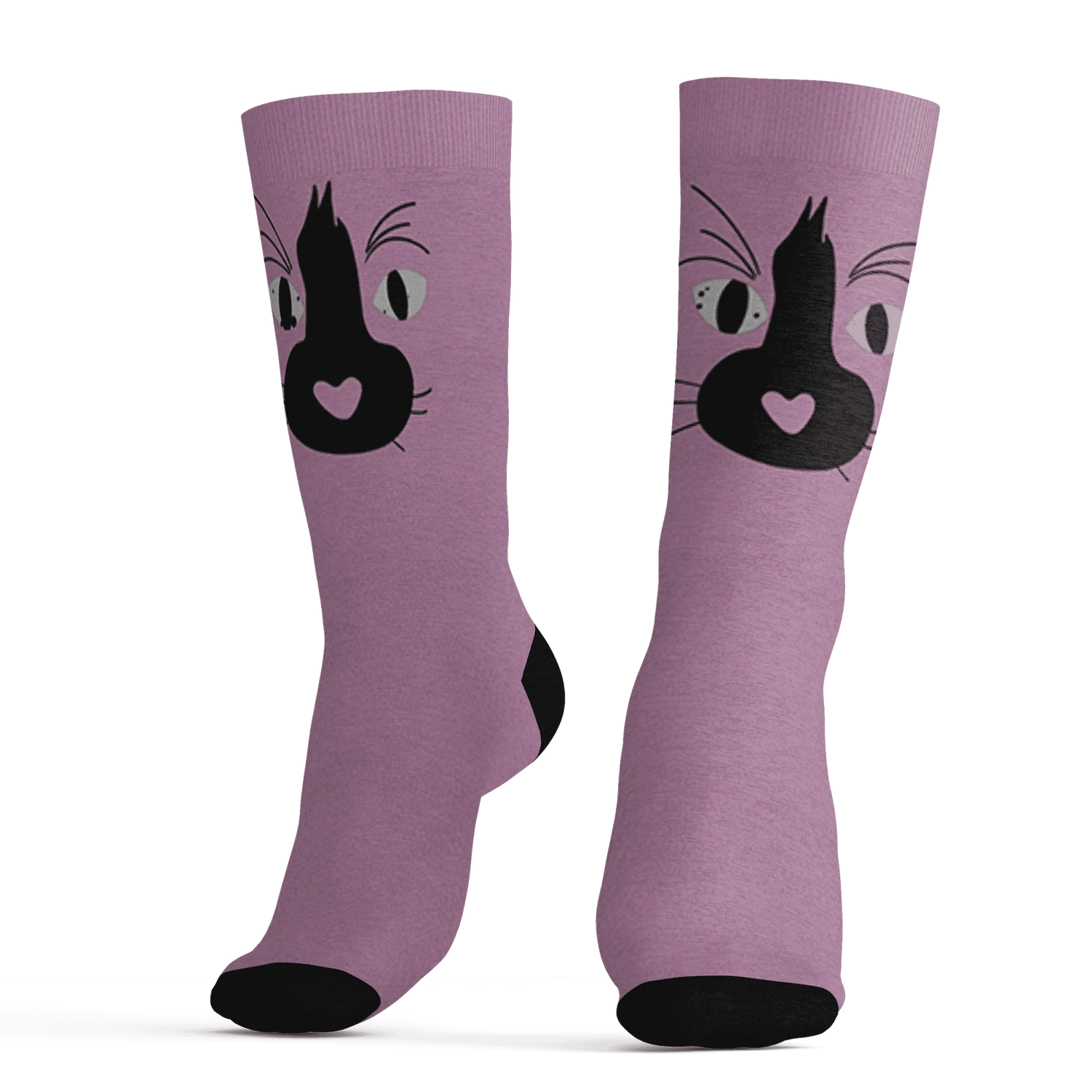 Orchid-Neutral-Grey-Black-White-4s-NastyJamz-Socks-Match-Meow-3D