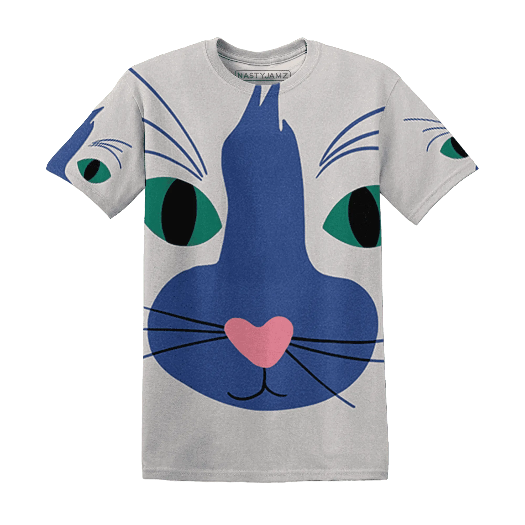 Dunk-Hyper-Royal-Malachite-NastyJamz-T-Shirt-Match-Meow-3D