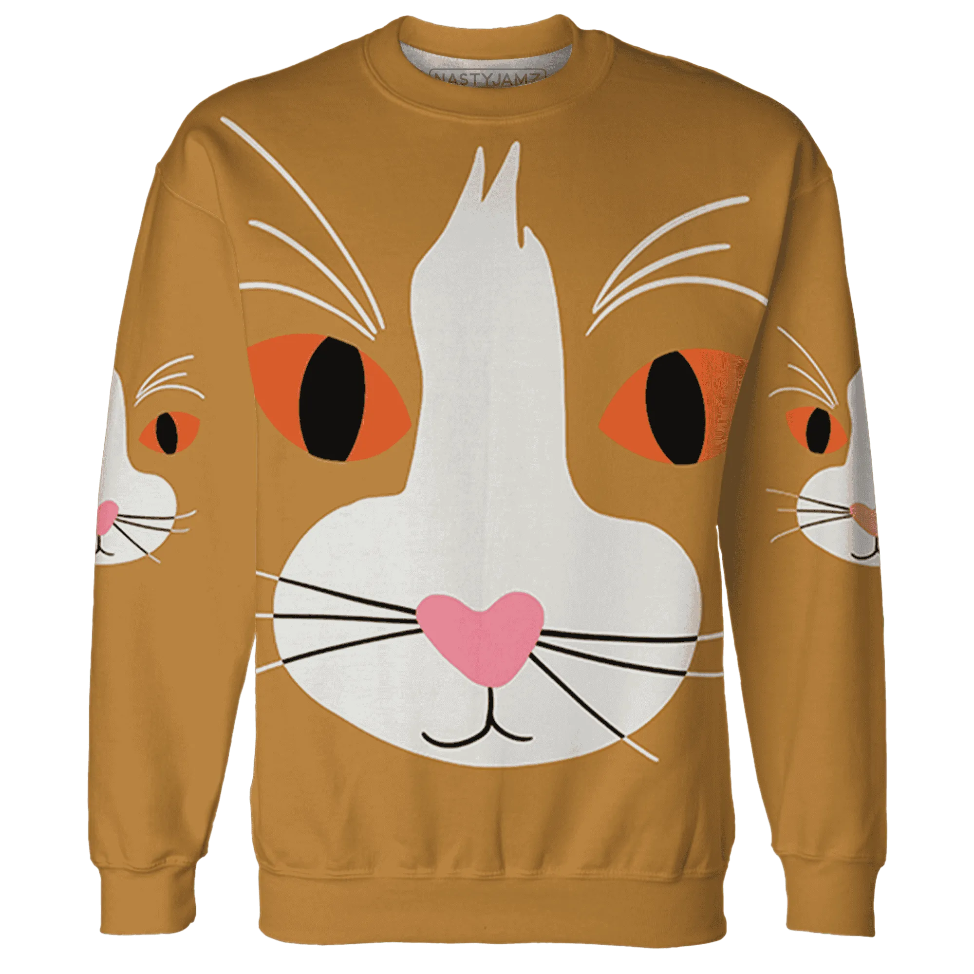 Dunk-Low-Retro-Wheat-Orange-NastyJamz-Sweatshirt-Match-Meow-3D