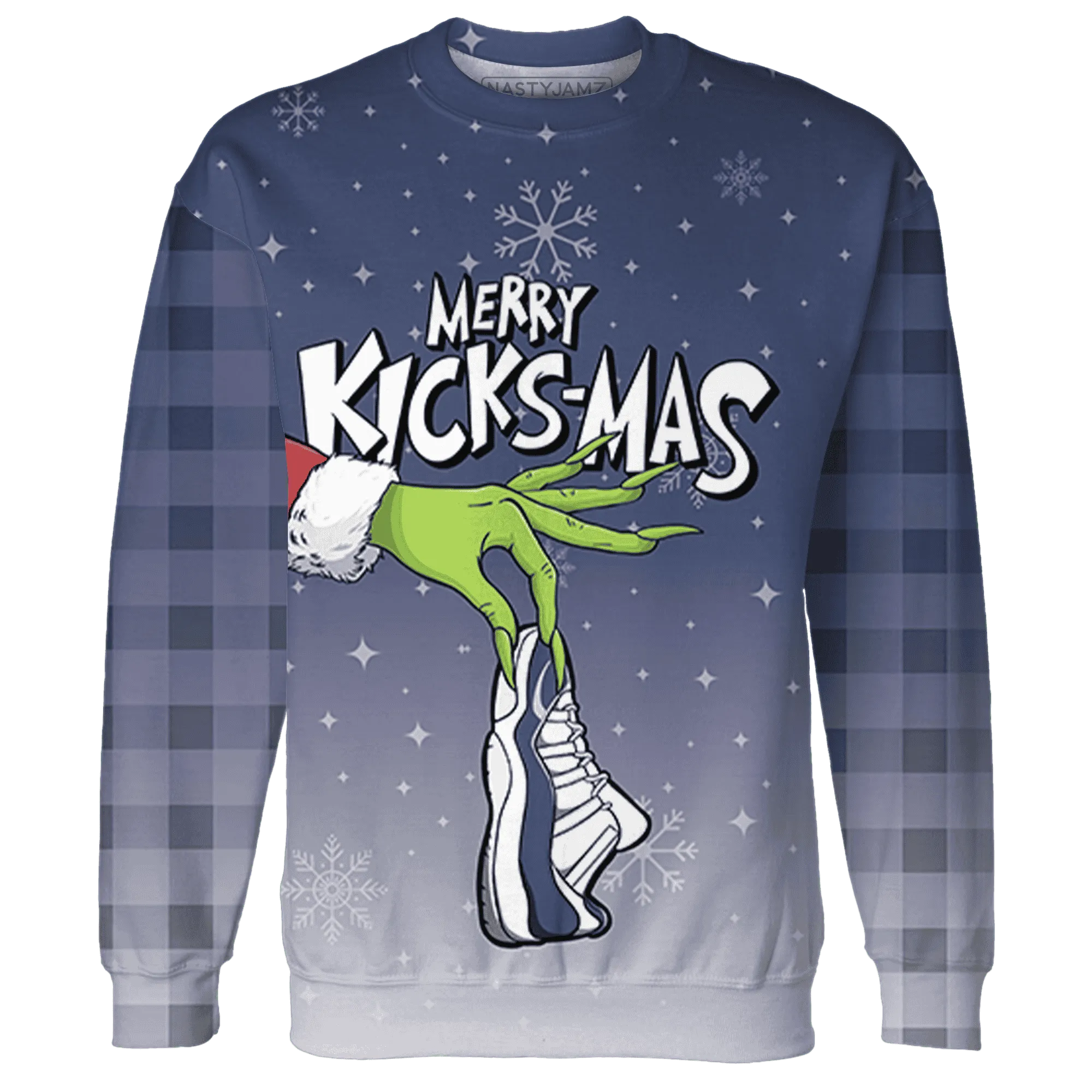 Low-Diffused-Blue-11s-NastyJamz-Sweatshirt-Match-Merry-Kicksmas-3D