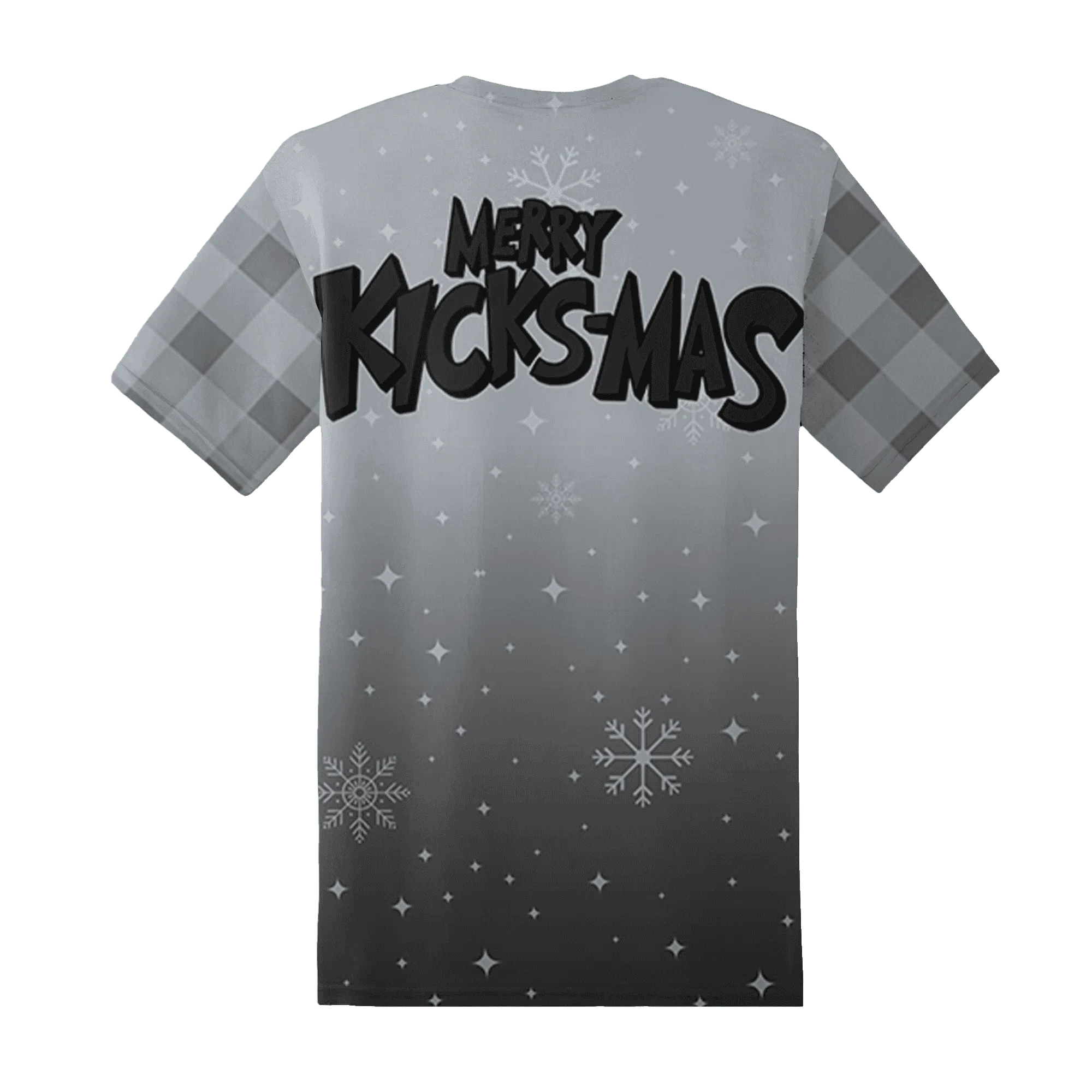 Wolf-Grey-12s-NastyJamz-T-Shirt-Match-Merry-Kicksmas-3D