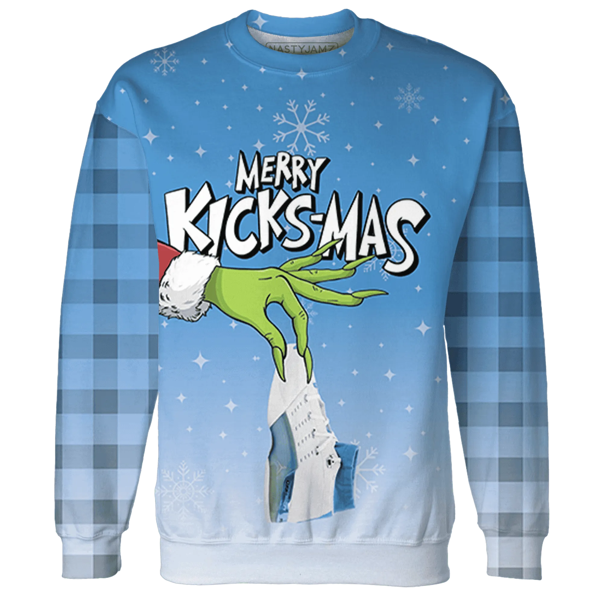 Carolina-Blue-Univercitii-17s-NastyJamz-Sweatshirt-Match-Merry-Kicksmas-3D