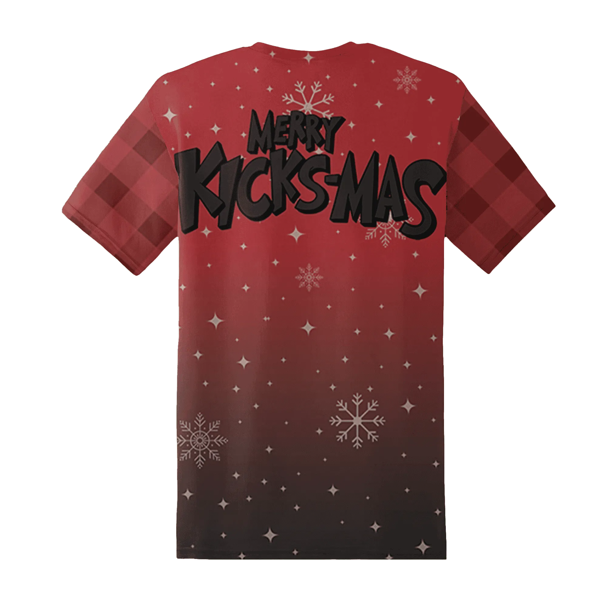 Black-Toe-Reimagined-1s-Red-White-NastyJamz-T-Shirt-Match-Merry-Kicksmas-3D