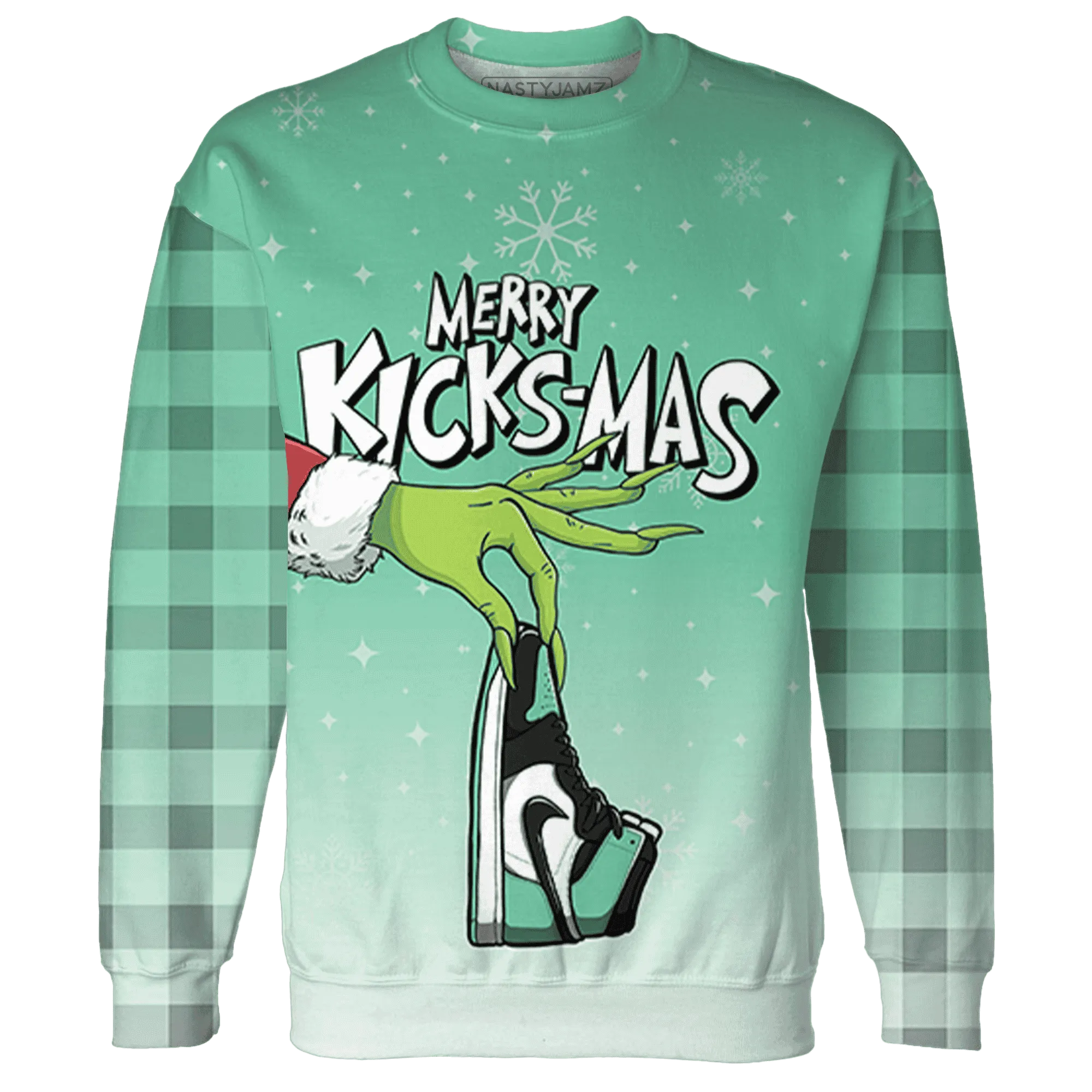 High-OG-Green-Glow-1s-NastyJamz-Sweatshirt-Match-Merry-Kicksmas-3D