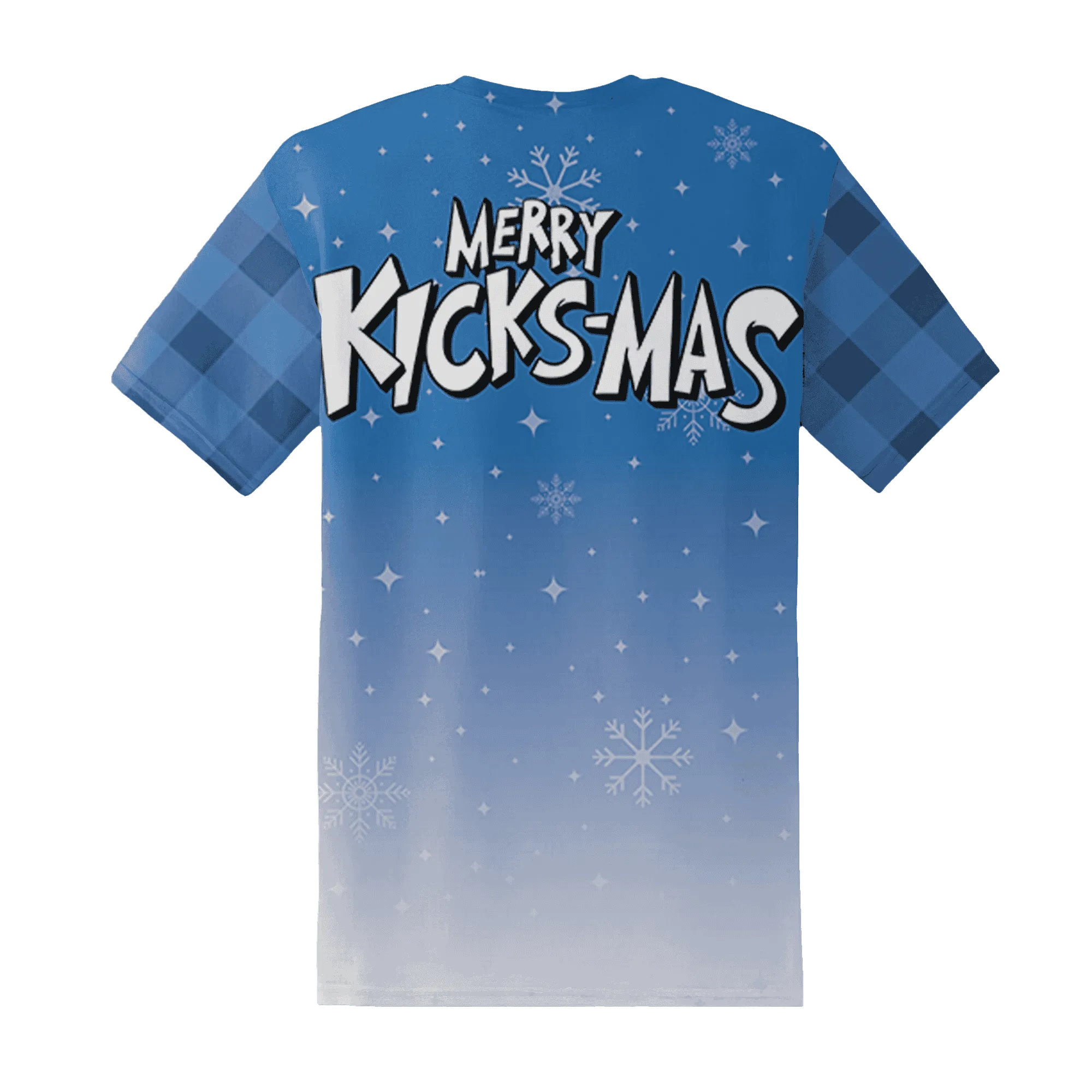Industrial-Blue-4s-NastyJamz-T-Shirt-Match-Merry-Kicksmas-3D