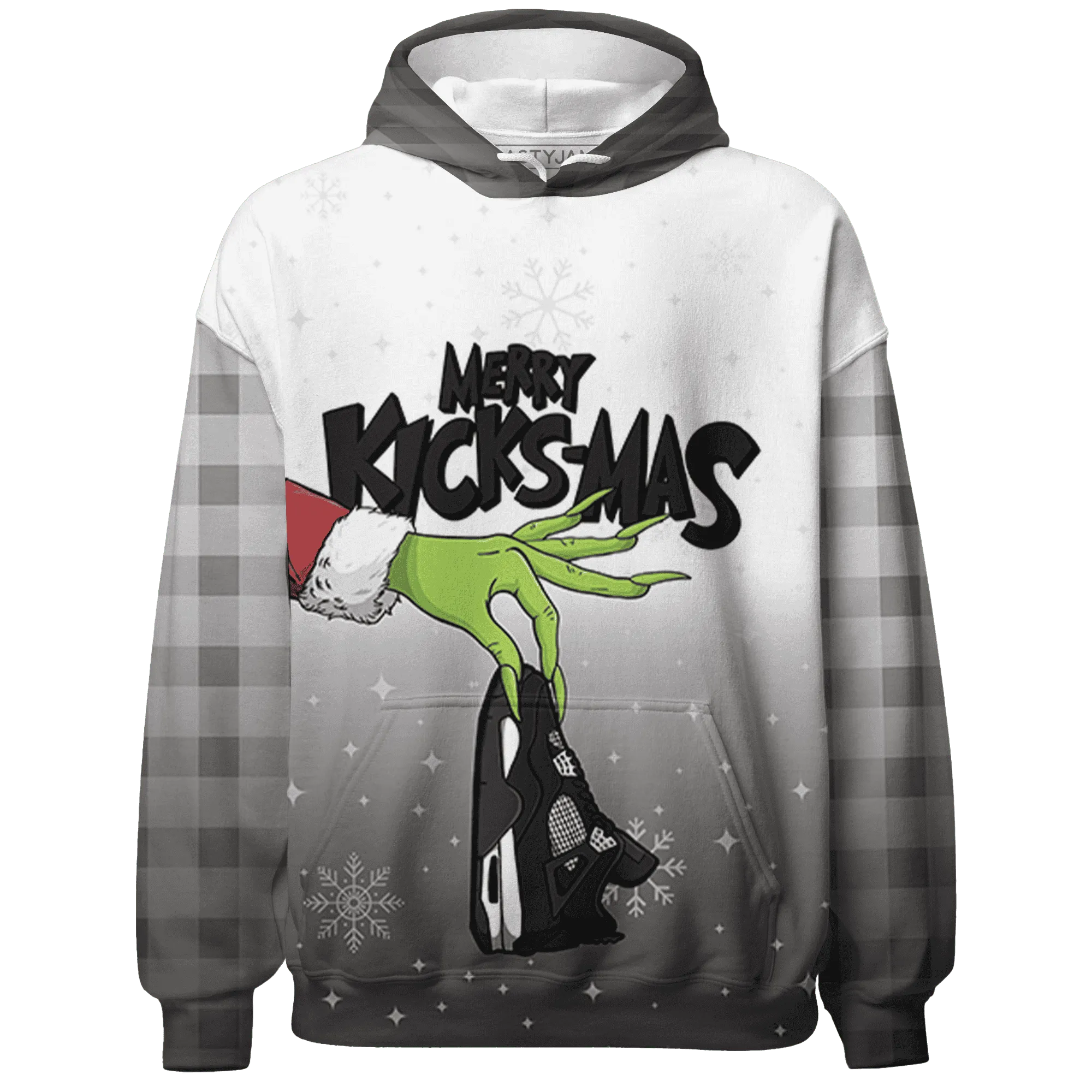 White-Thunder-4s-NastyJamz-Hoodie-Match-Merry-Kicksmas-3D