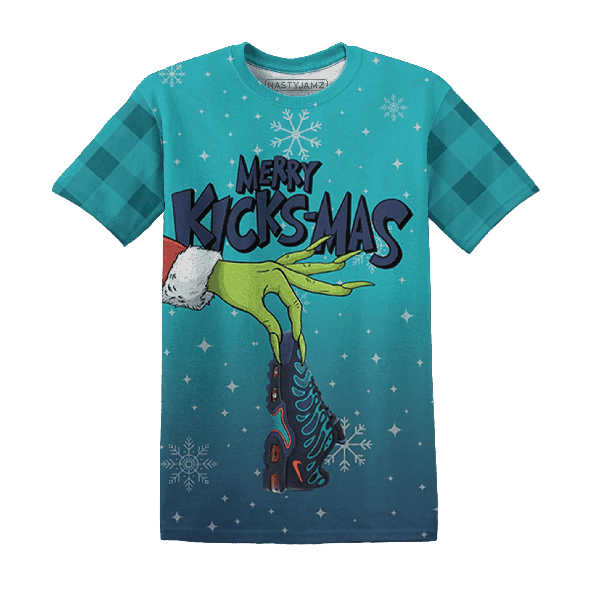 AM-Plus-Drift-Midnight-Navy-Total-Orange-Dusty-Cactus-NastyJamz-T-Shirt-Match-Merry-Kicksmas-3D
