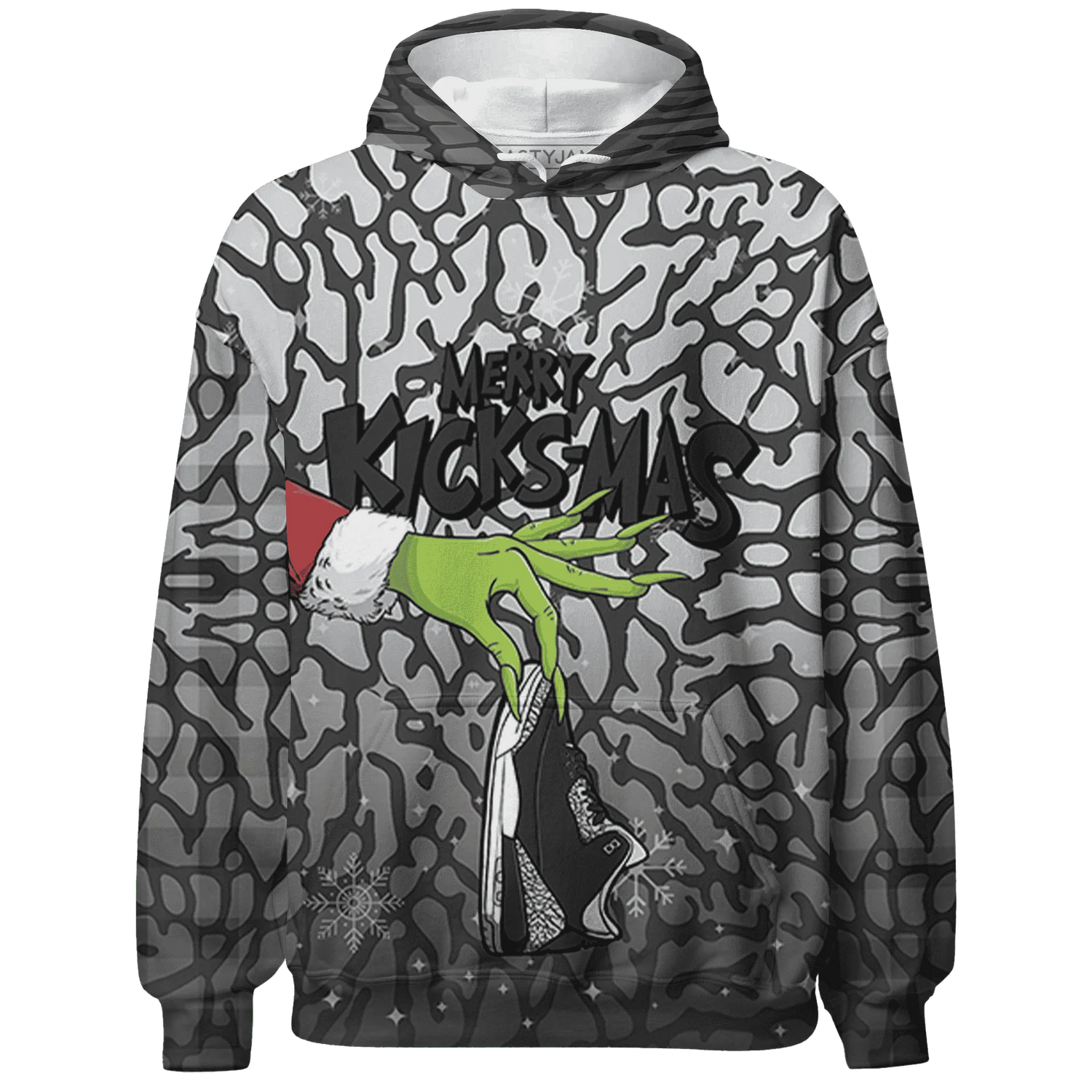 Green-Glow-3s-NastyJamz-Hoodie-Match-Merry-Kicksmas-3D