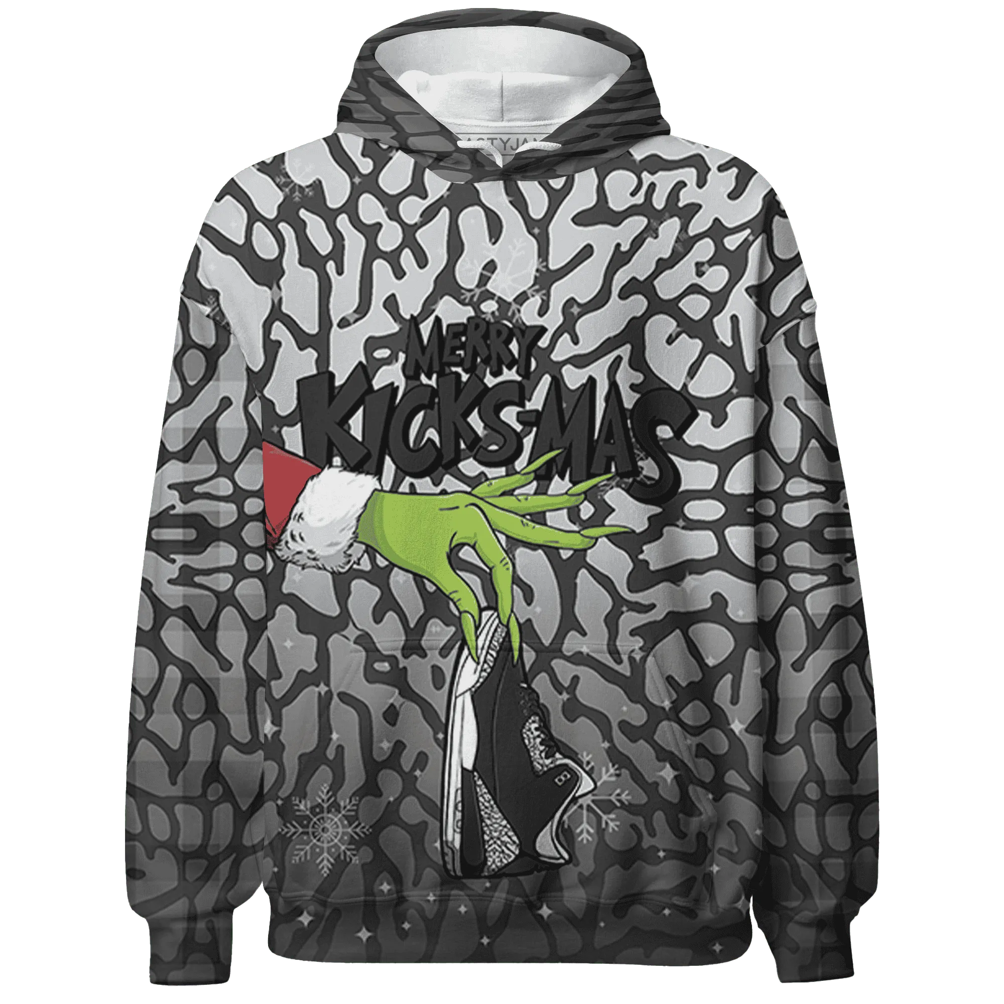 Green-Glow-3s-NastyJamz-Hoodie-Match-Merry-Kicksmas-3D