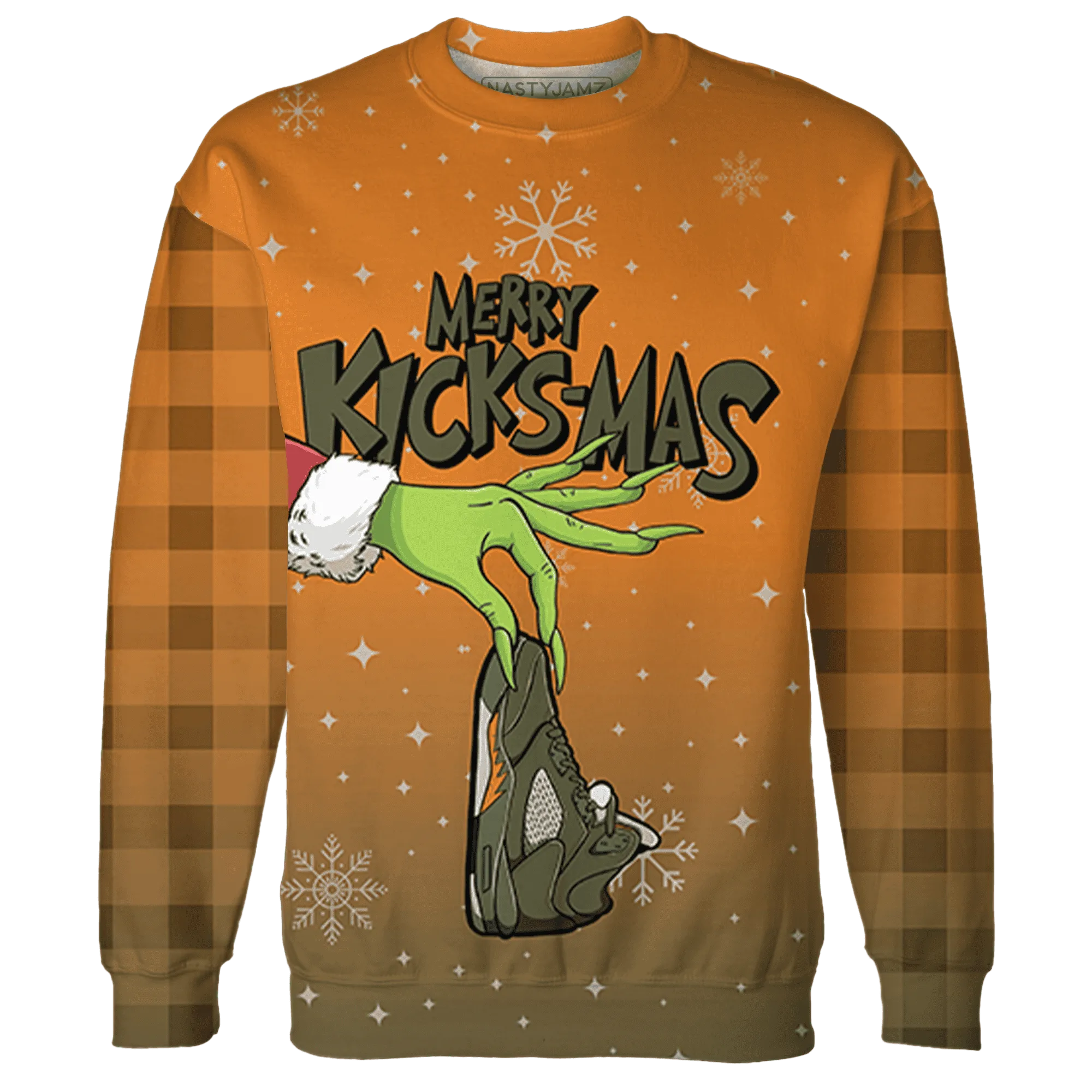 Olive-5s-NastyJamz-Sweatshirt-Match-Merry-Kicksmas-3D
