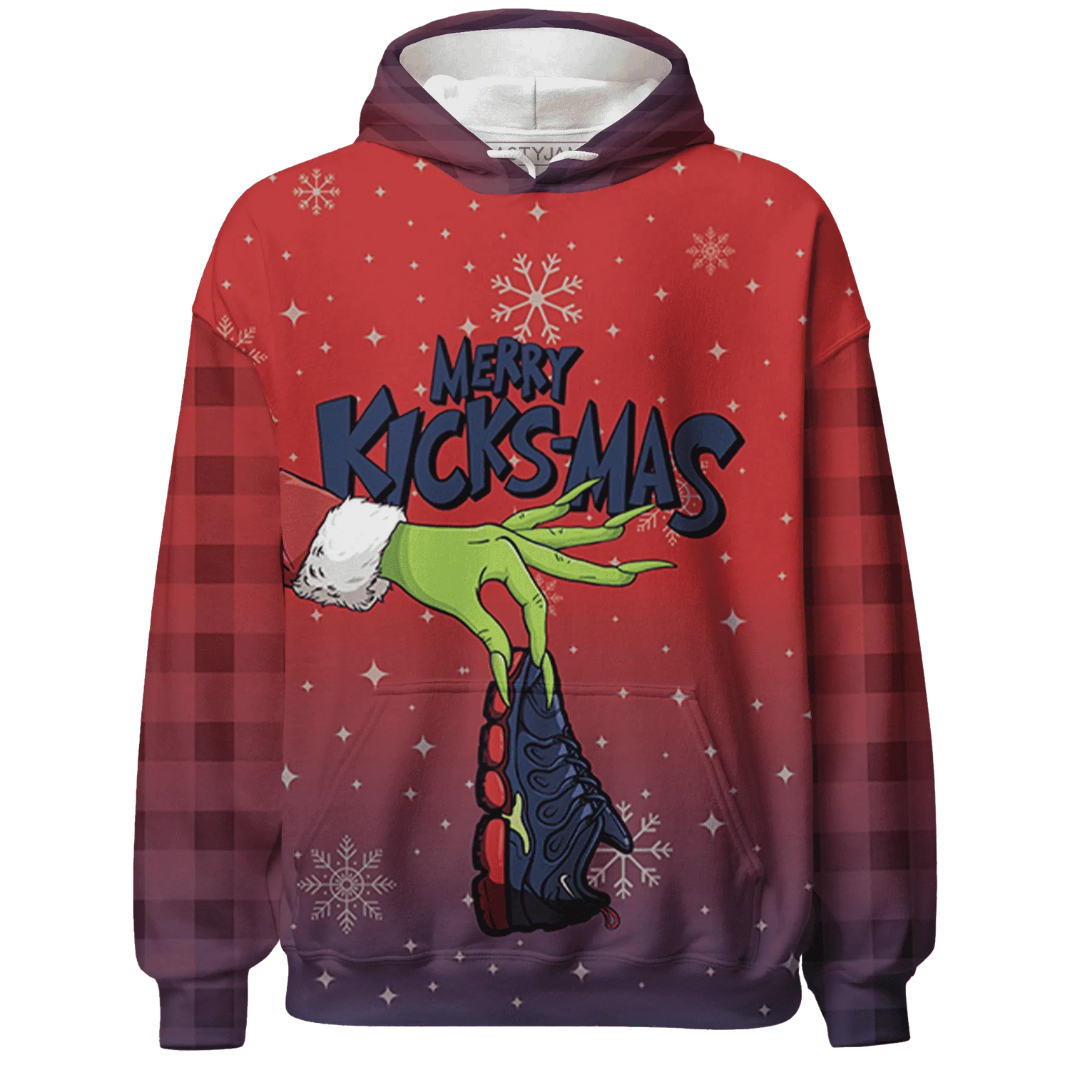 VaporMax-Air-Plus-Midnight-Navy-Gold-Black-NastyJamz-Hoodie-Match-Merry-Kicksmas-3D