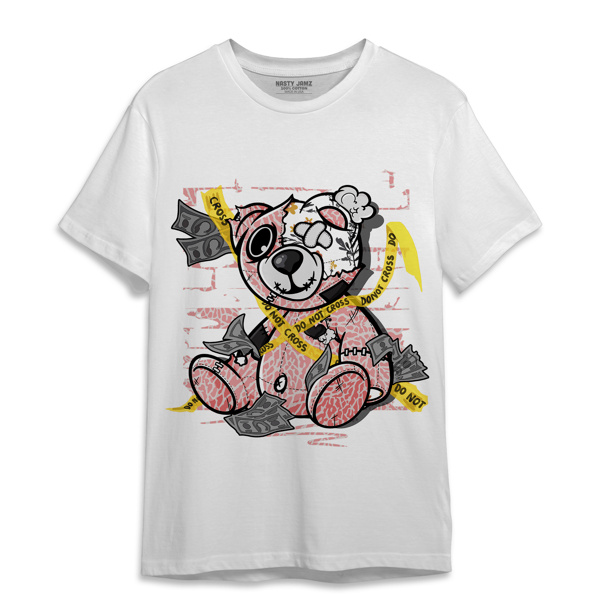 Red Stardust 3s T Shirt Match Money BER - NastyJamz