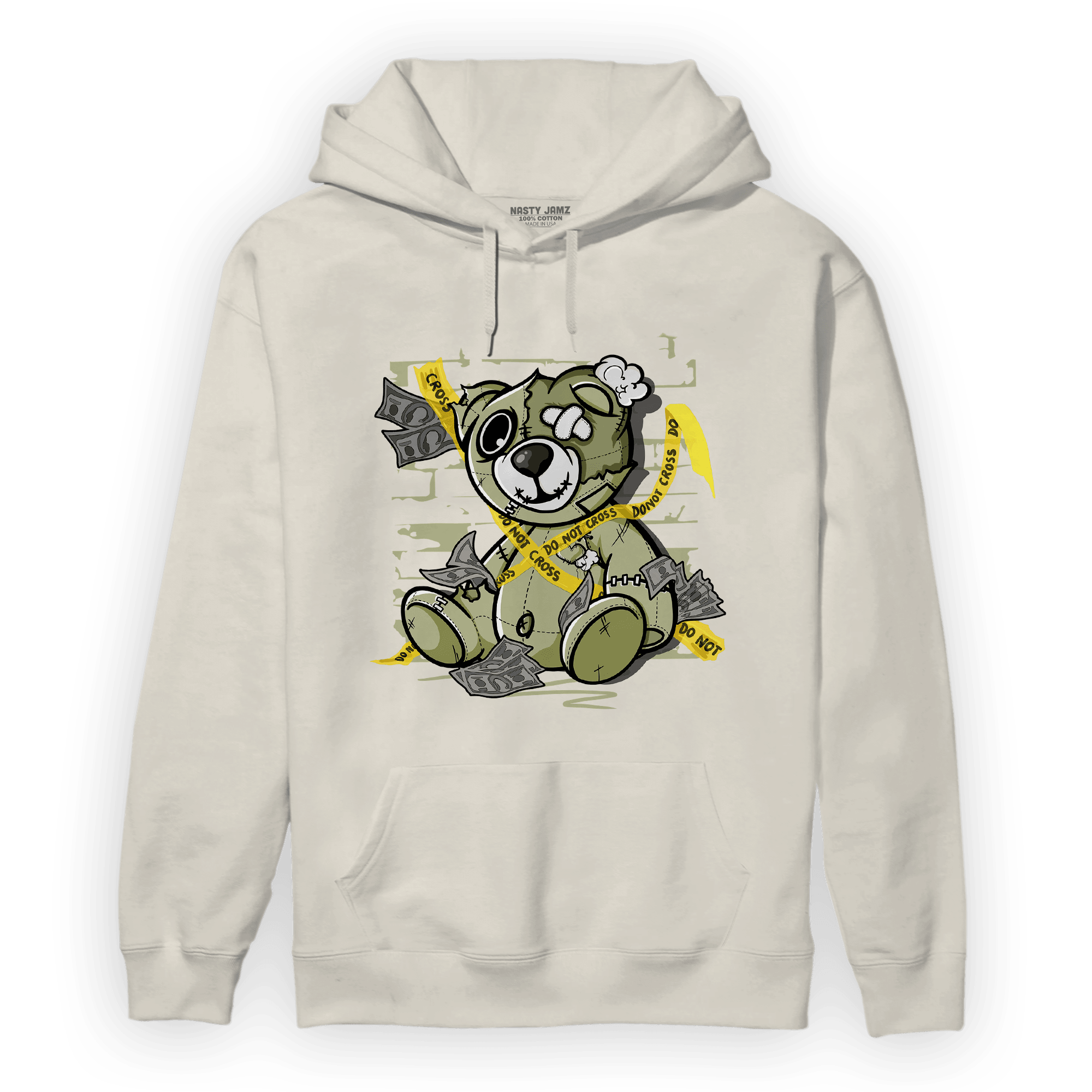 Yeezy Slide Resin Hoodie Match Money BER - NastyJamz