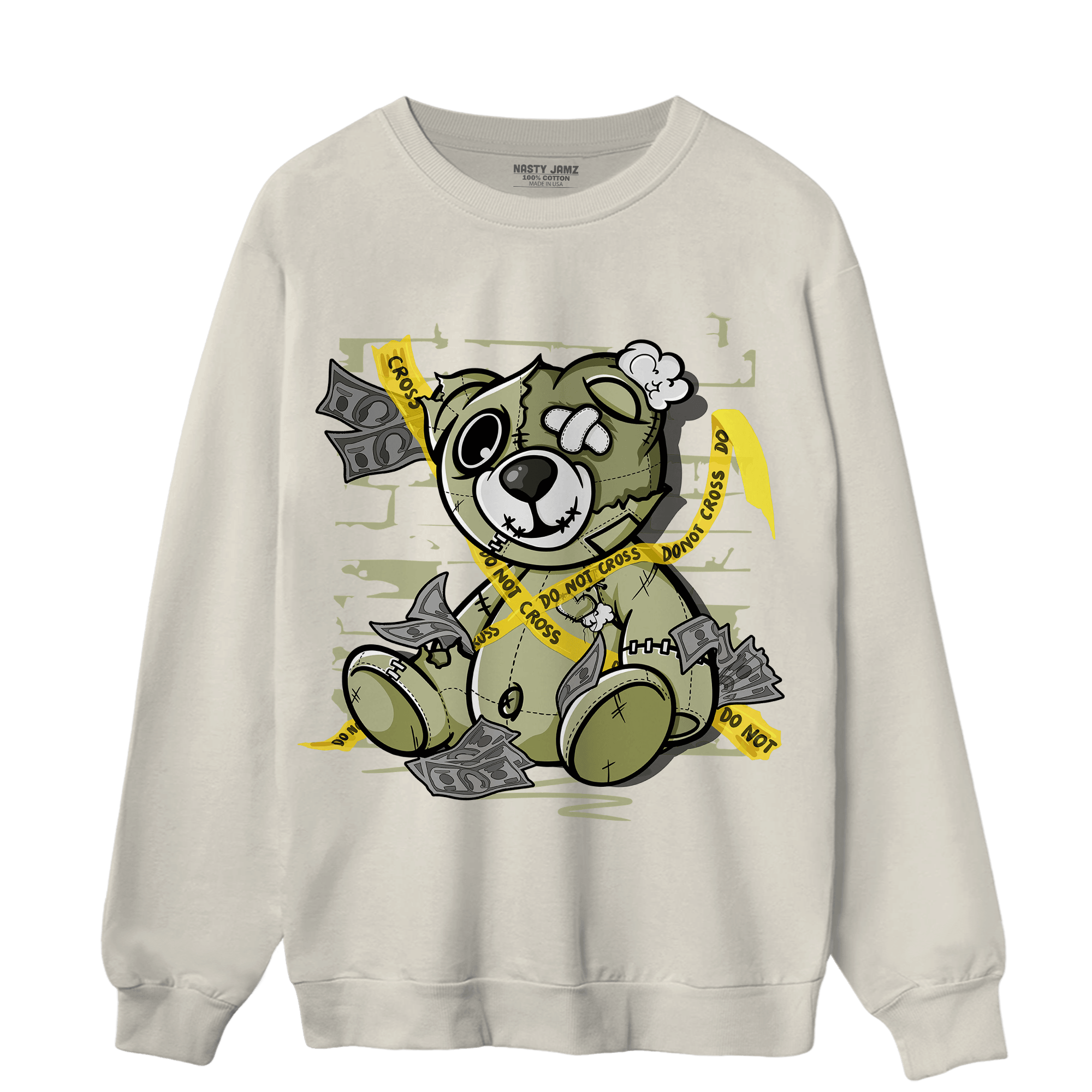 Yeezy Slide Resin Sweatshirt Match Money BER - NastyJamz