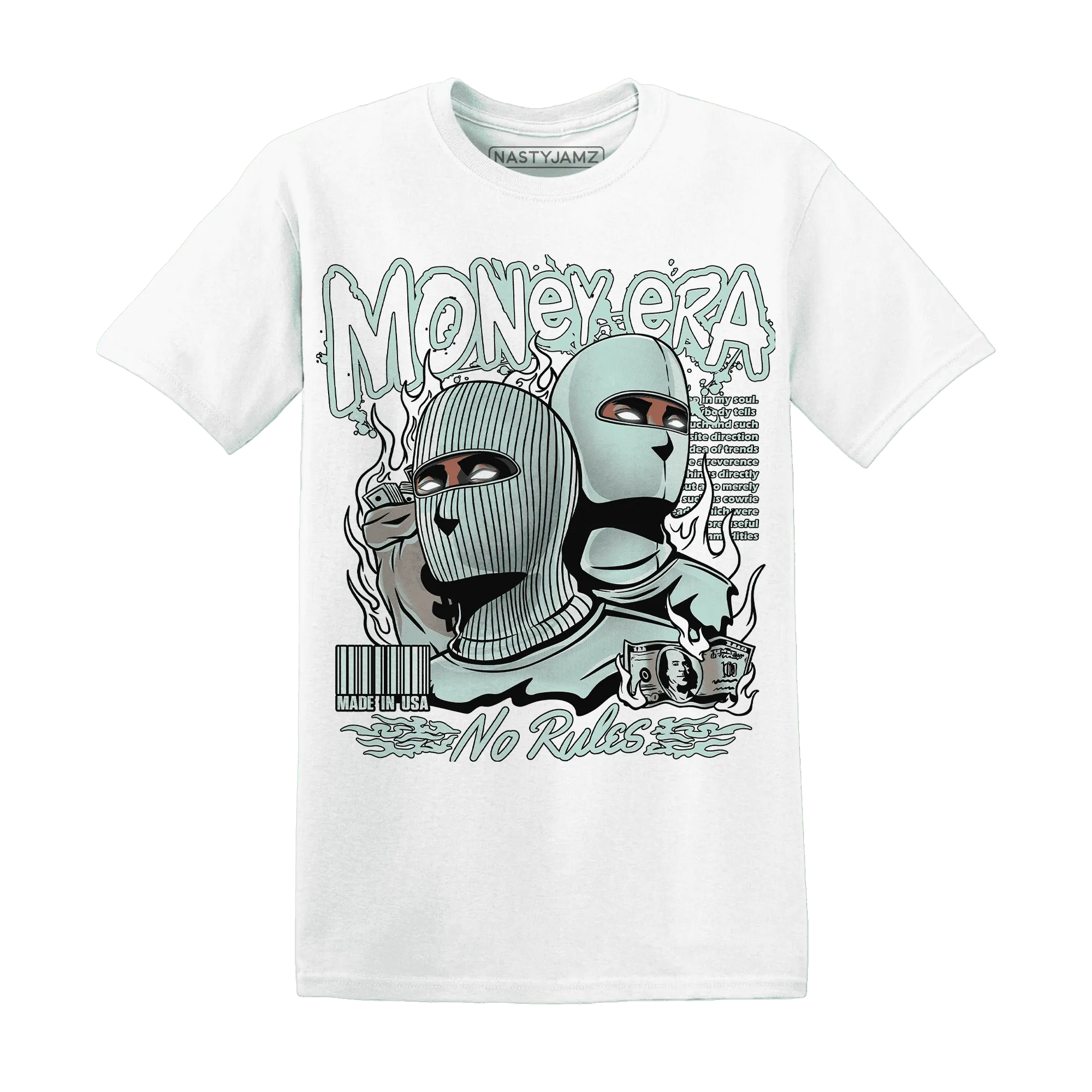 NastyJamz-AF-1-Low-Jade-Ice-White-T-Shirt-Match-Money-Era