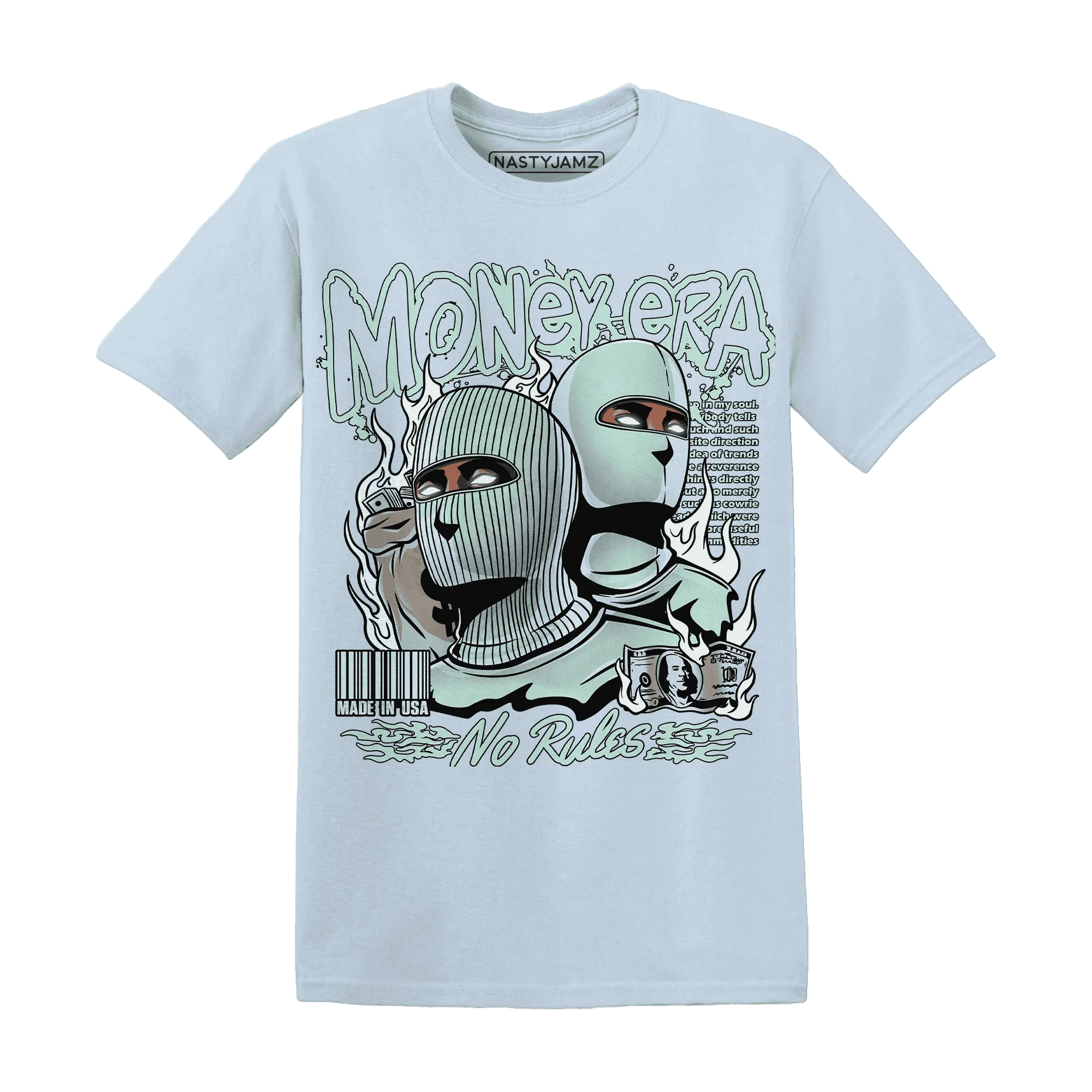 NastyJamz-AF-1-Low-Jade-Ice-White-T-Shirt-Match-Money-Era