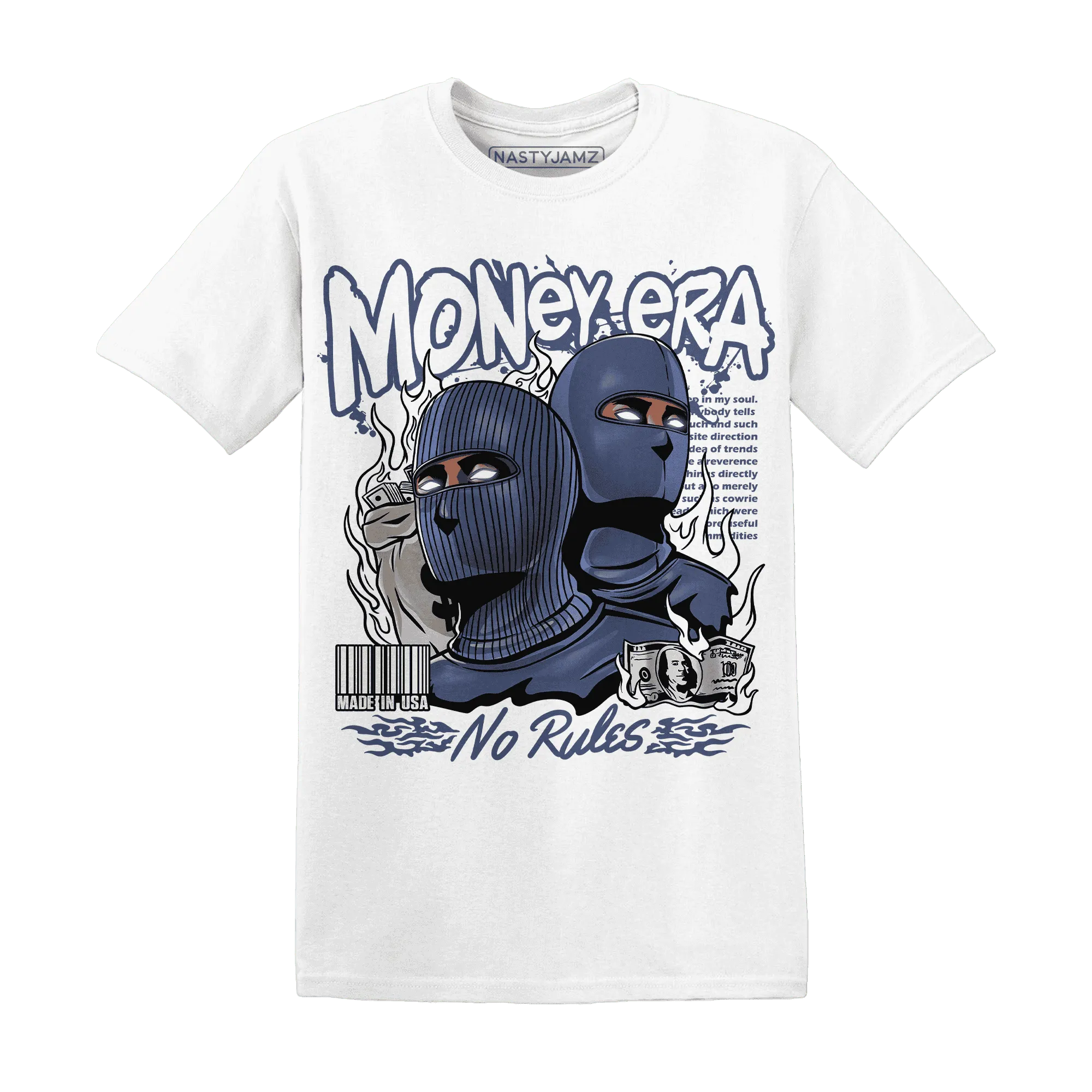 Low-Diffused-Blue-11s-T-Shirt-Match-Money-Era