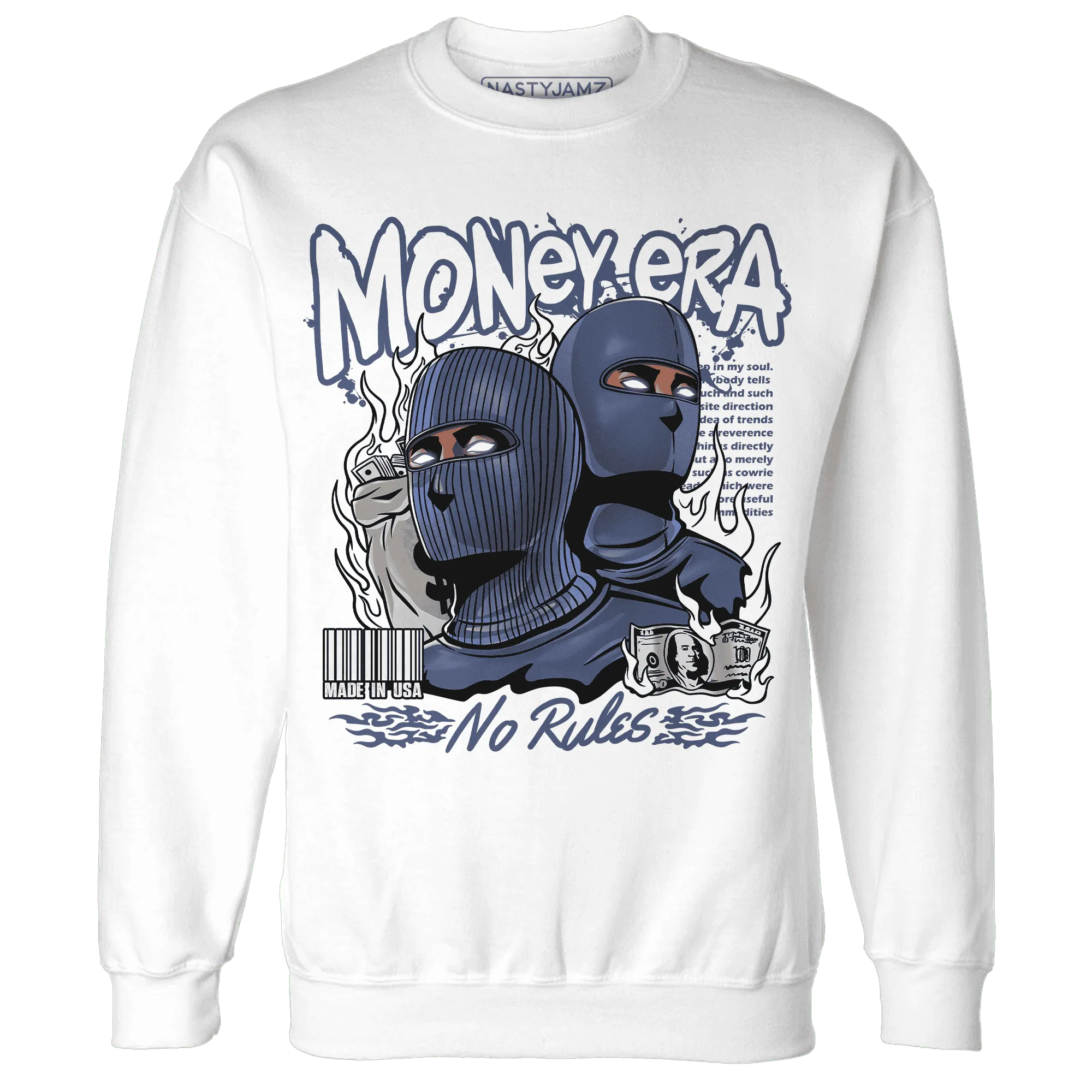 Low-Diffused-Blue-11s-Sweatshirt-Match-Money-Era