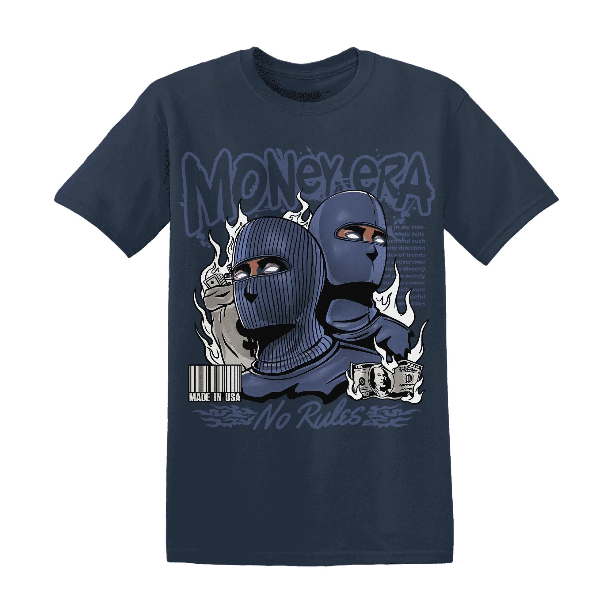Low-Diffused-Blue-11s-T-Shirt-Match-Money-Era