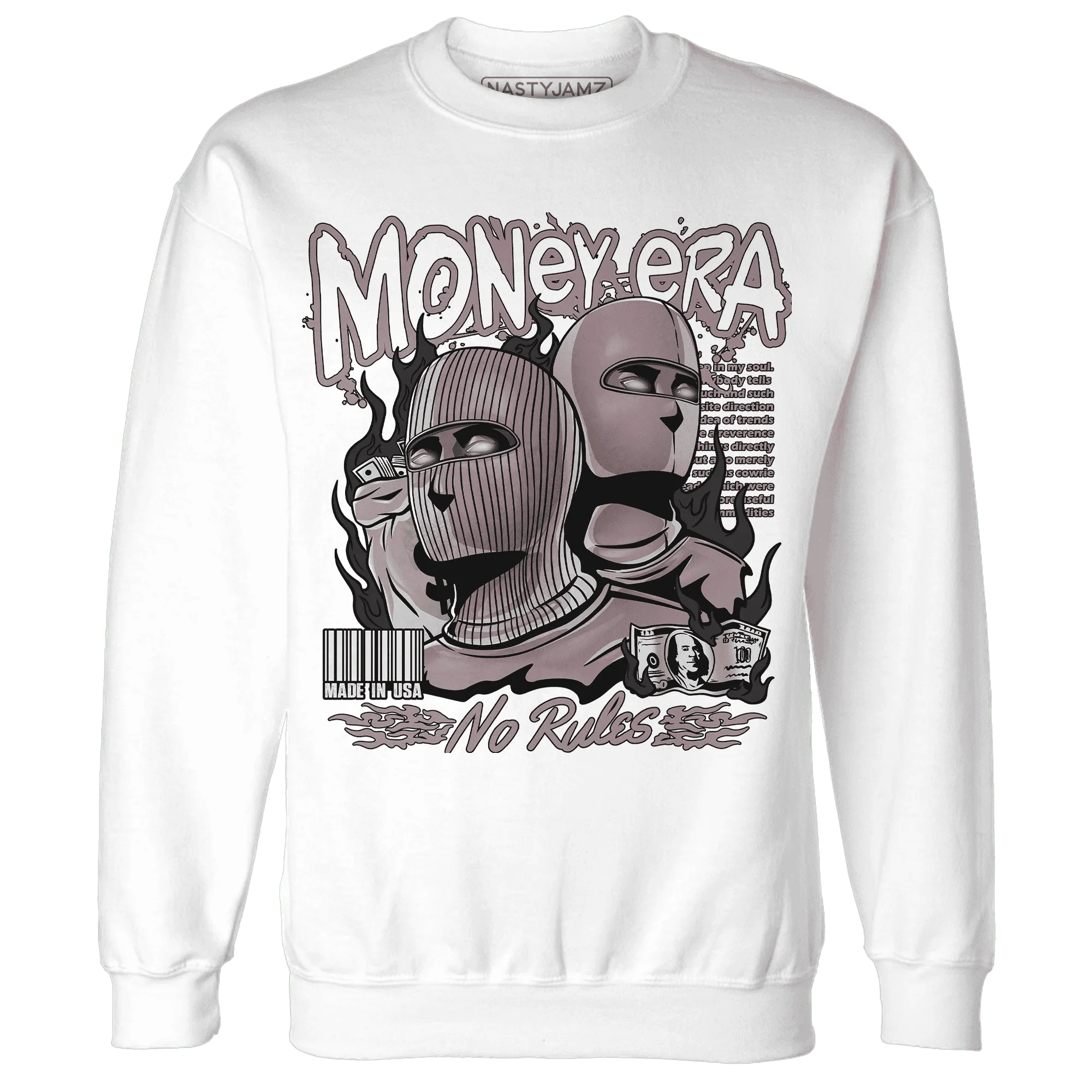 NastyJamz-Black-Violet-Ore-3s-Sweatshirt-Match-Money-Era