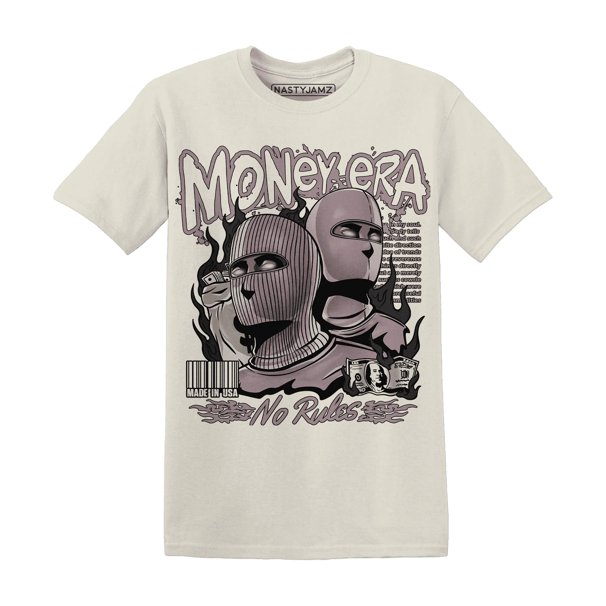 NastyJamz-Black-Violet-Ore-3s-T-Shirt-Match-Money-Era