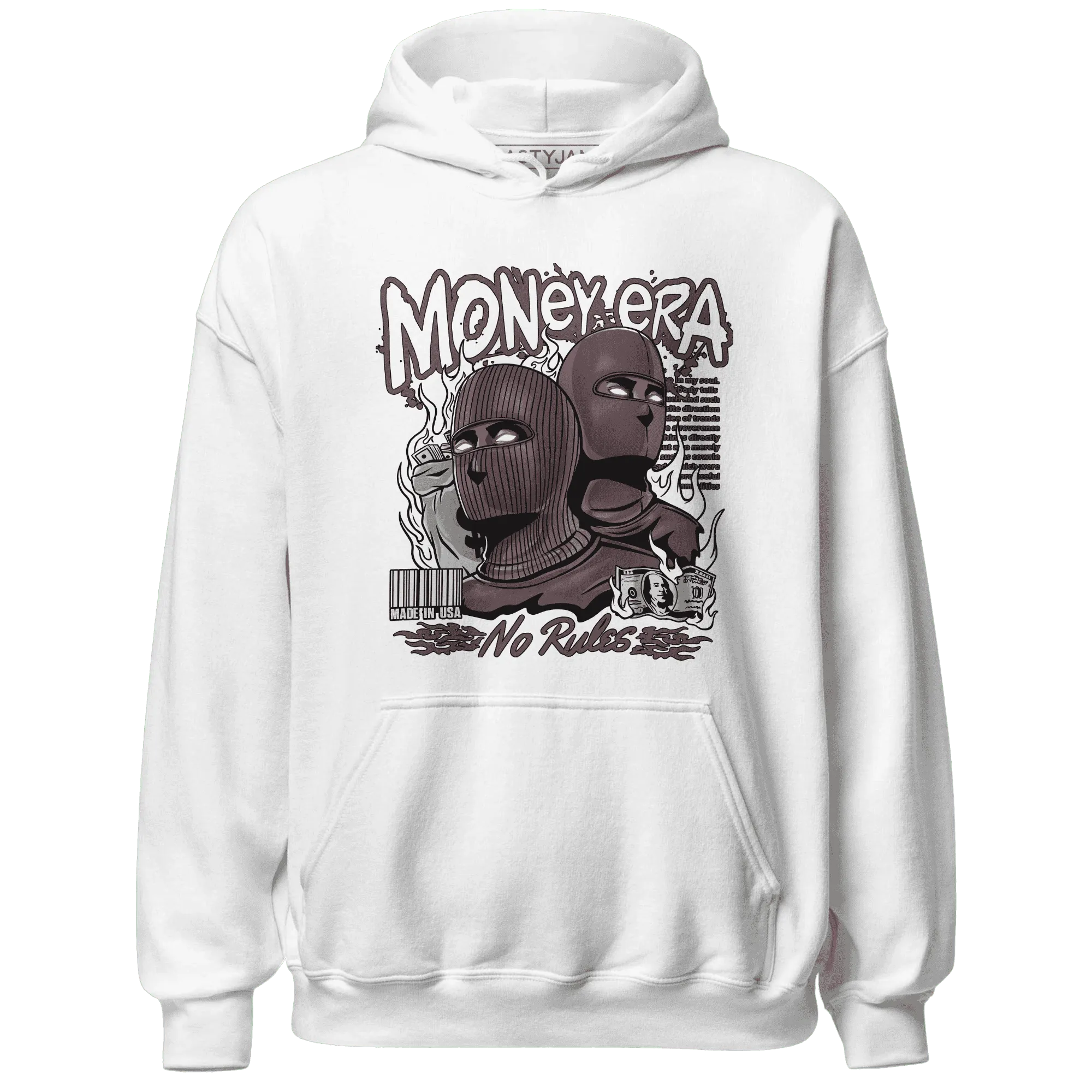 NastyJamz-Burgundy-Crush-3s-Hoodie-Match-Money-Era