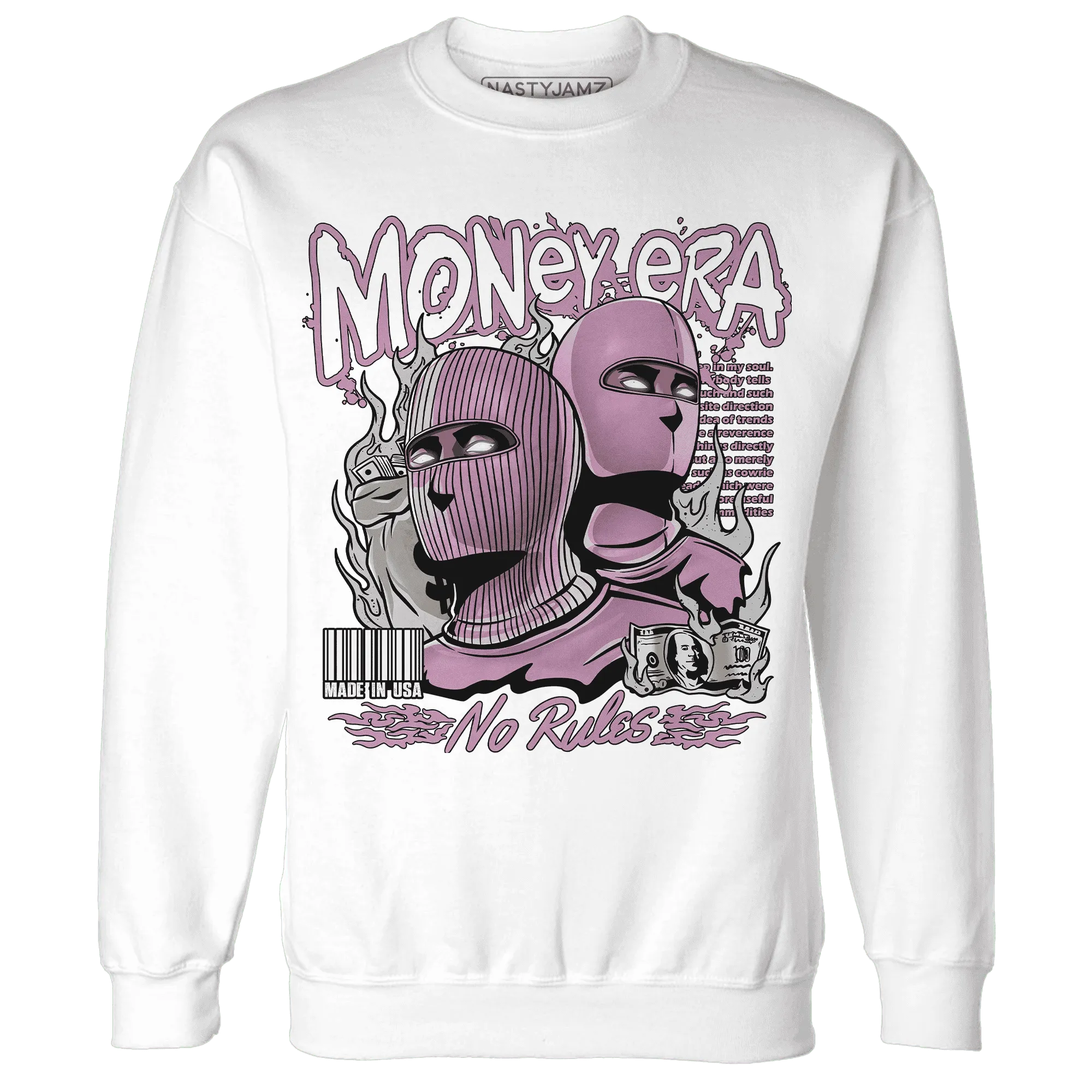 Orchid-Neutral-Grey-Black-White-4s-NastyJamz-Sweatshirt-Match-Money-Era