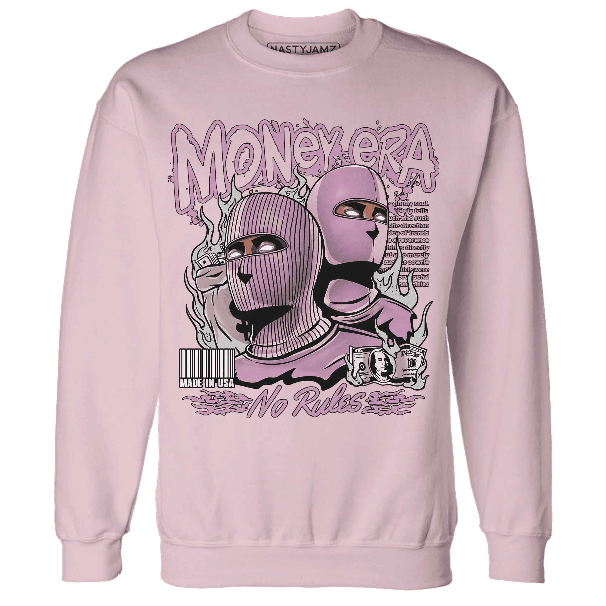 Orchid-Neutral-Grey-Black-White-4s-NastyJamz-Sweatshirt-Match-Money-Era