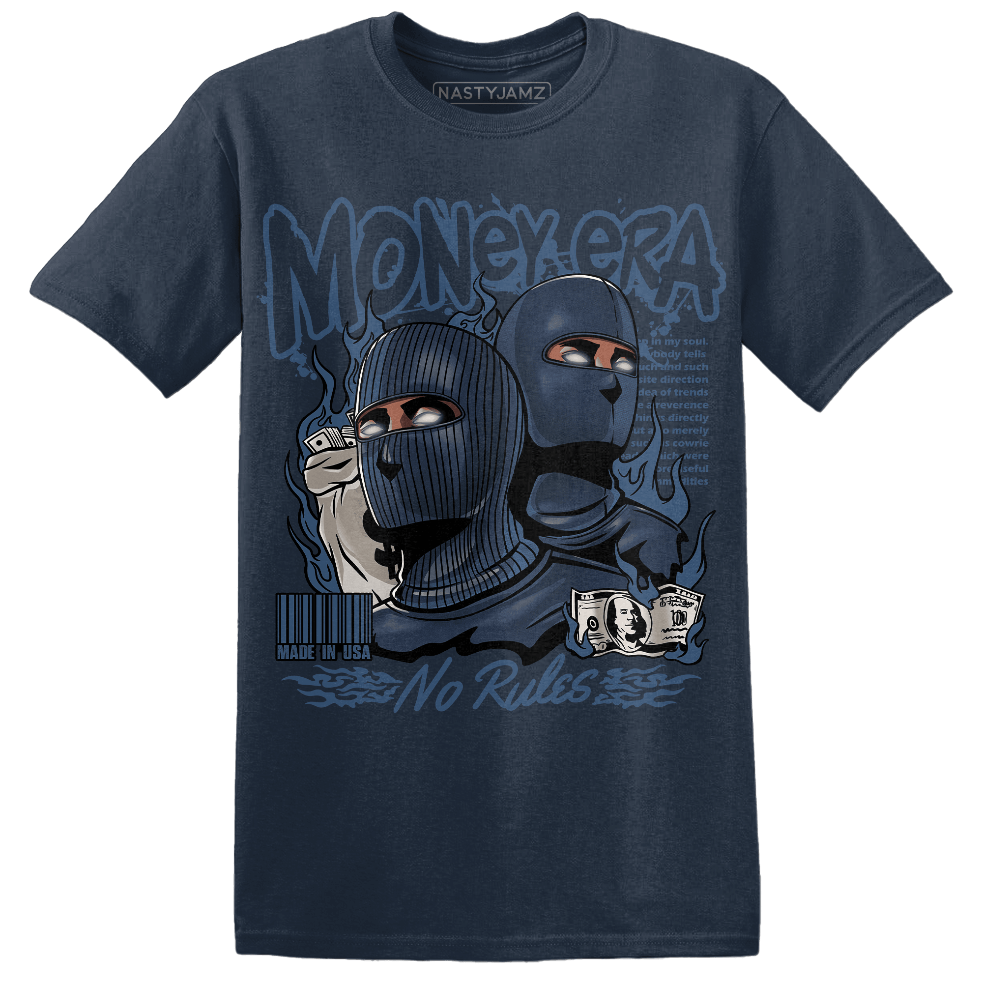 AM 1 86 Jackie RBS T Shirt Match Money Era - NastyJamz