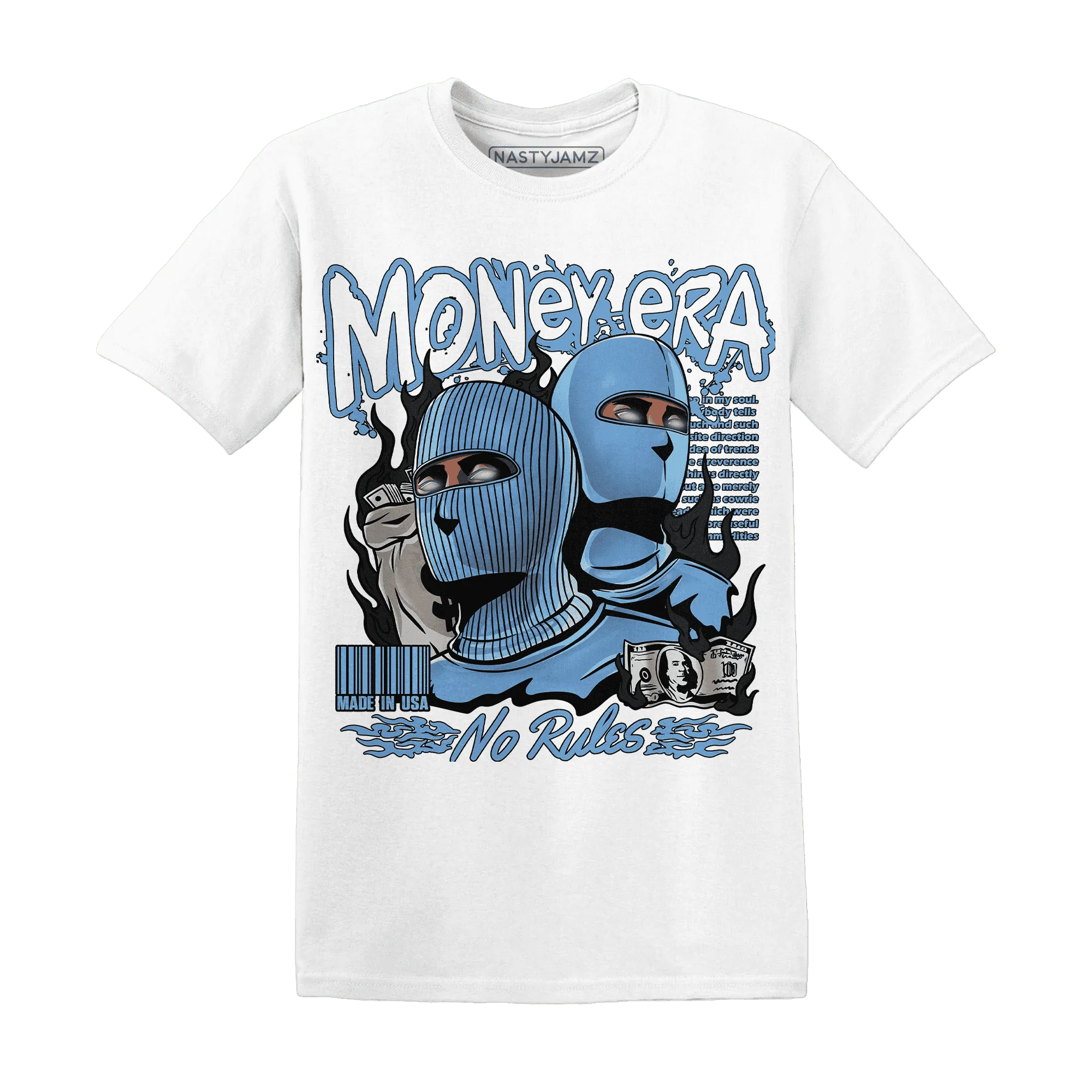 NastyJamz-AM-Plus-Black-Univercitii-Blue-T-Shirt-Match-Money-Era