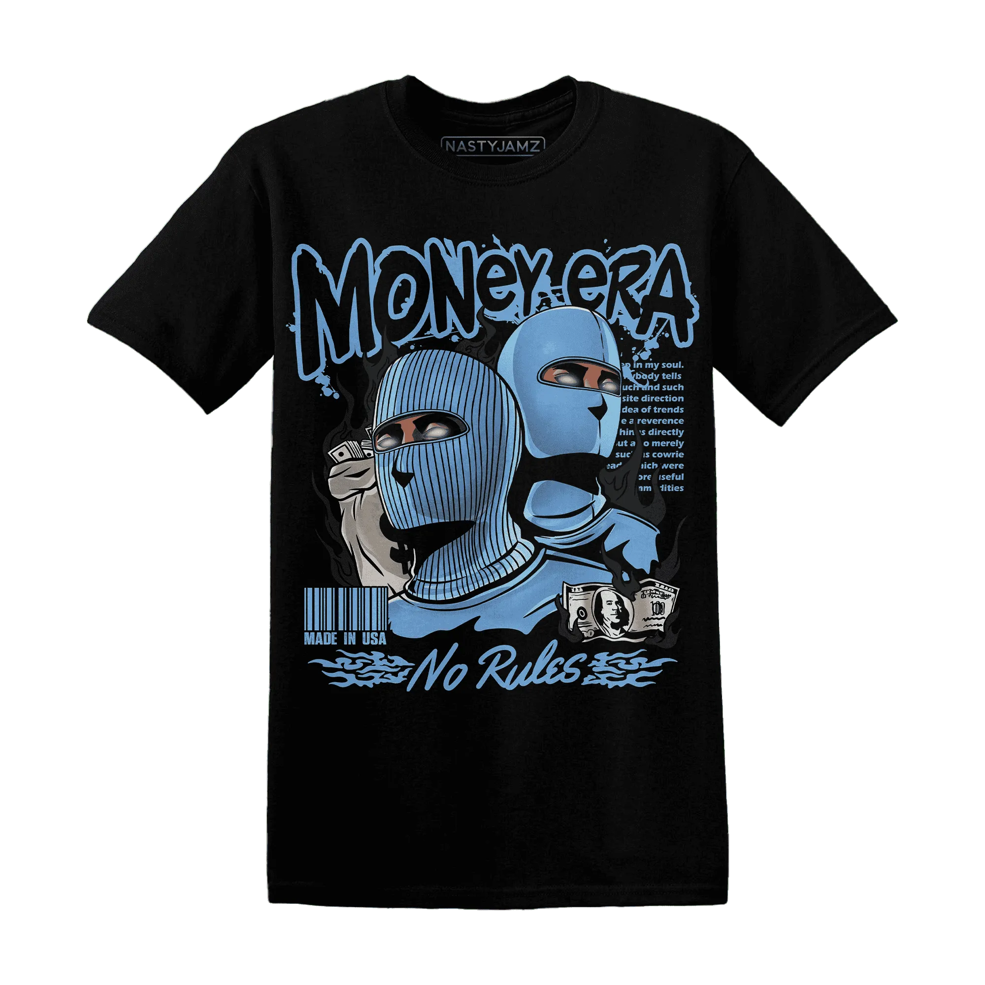 NastyJamz-AM-Plus-Black-Univercitii-Blue-T-Shirt-Match-Money-Era